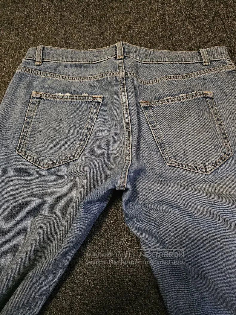 Saint Laurent Paris Saint Laurent D02 Distressed Denim Jeans. Size US 31 - 5 Thumbnail