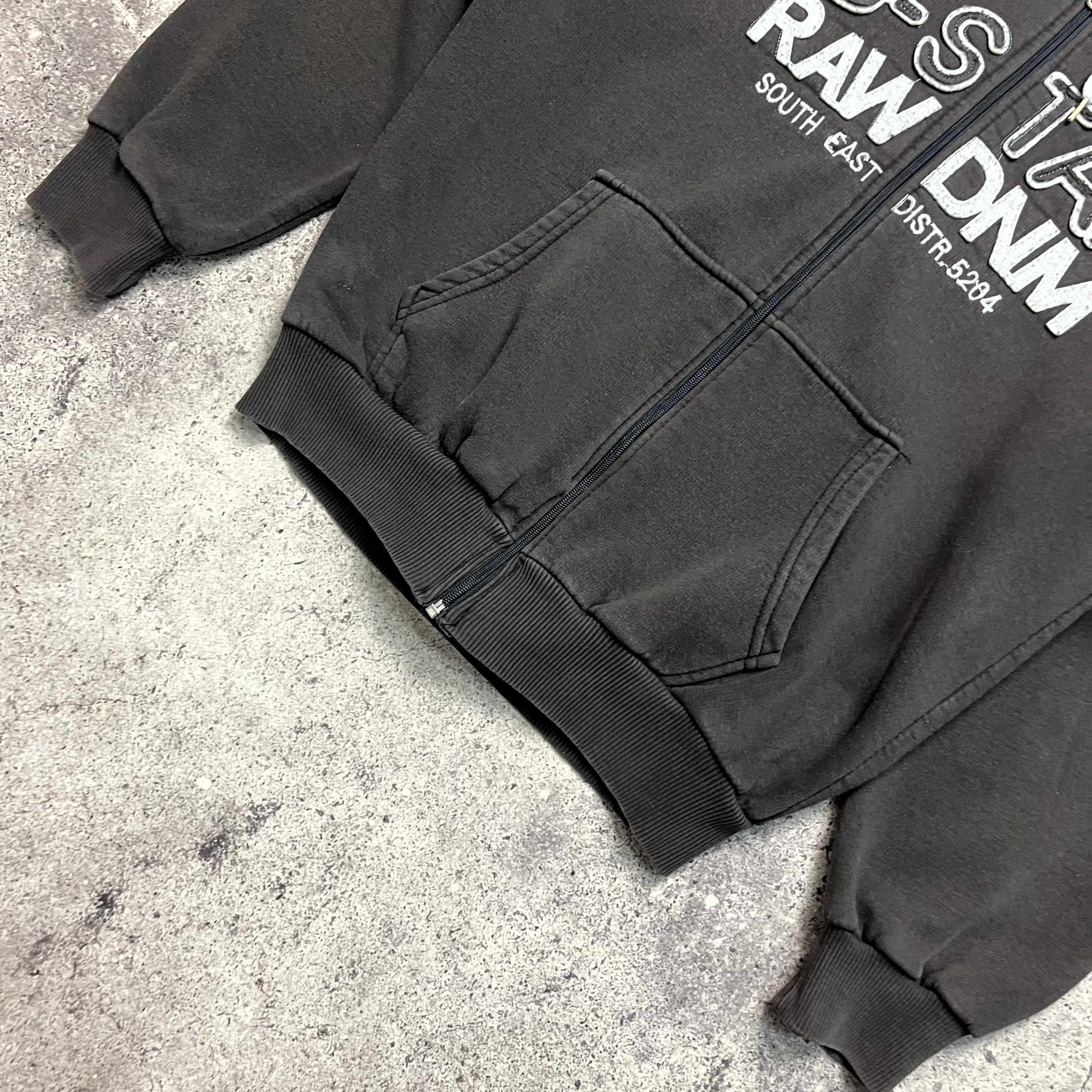 G-Star Y2K G-Star Raw Full Zip Big Logo Brown Hoodie Size L Size US L / EU 52-54 / 3 - 2 Thumbnail