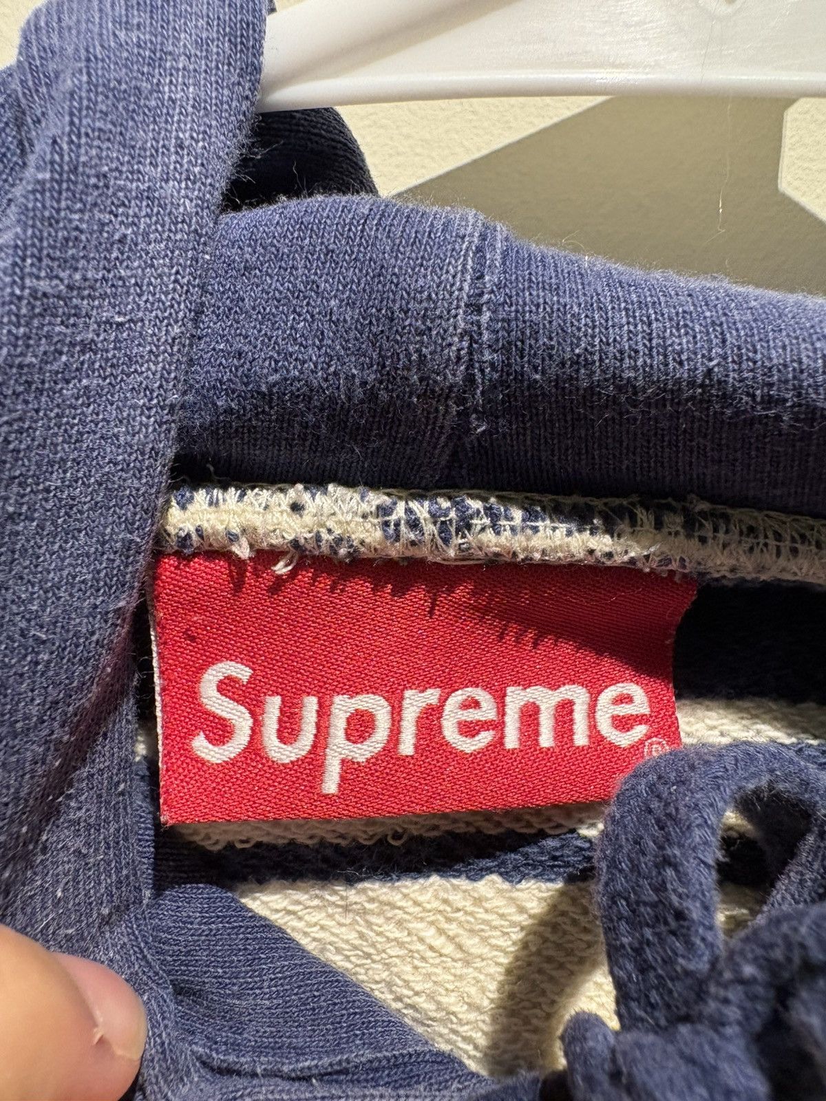 Supreme × Vintage Vintage Supreme stripped hoodie Size US M / EU 48-50 / 2 - 4 Thumbnail