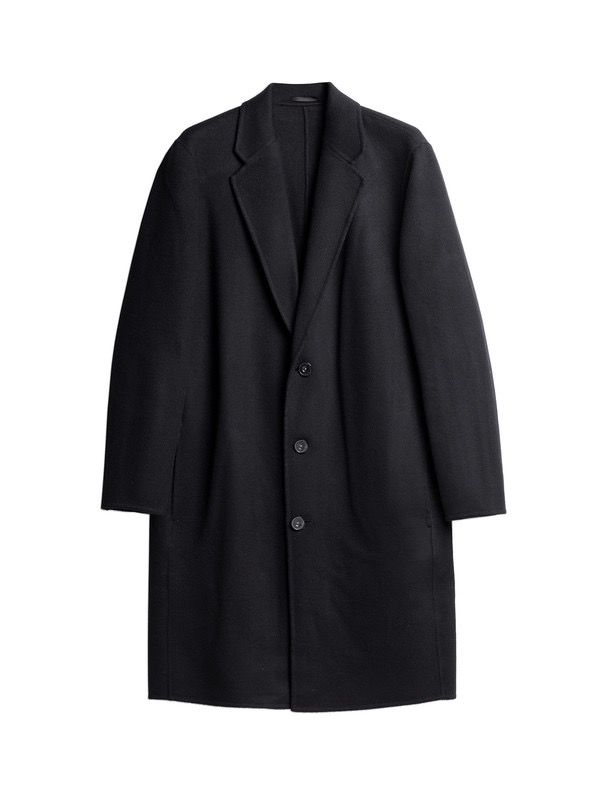 Pre-owned Acne Studios Charlie Wool Cashmere Overcoat In Black