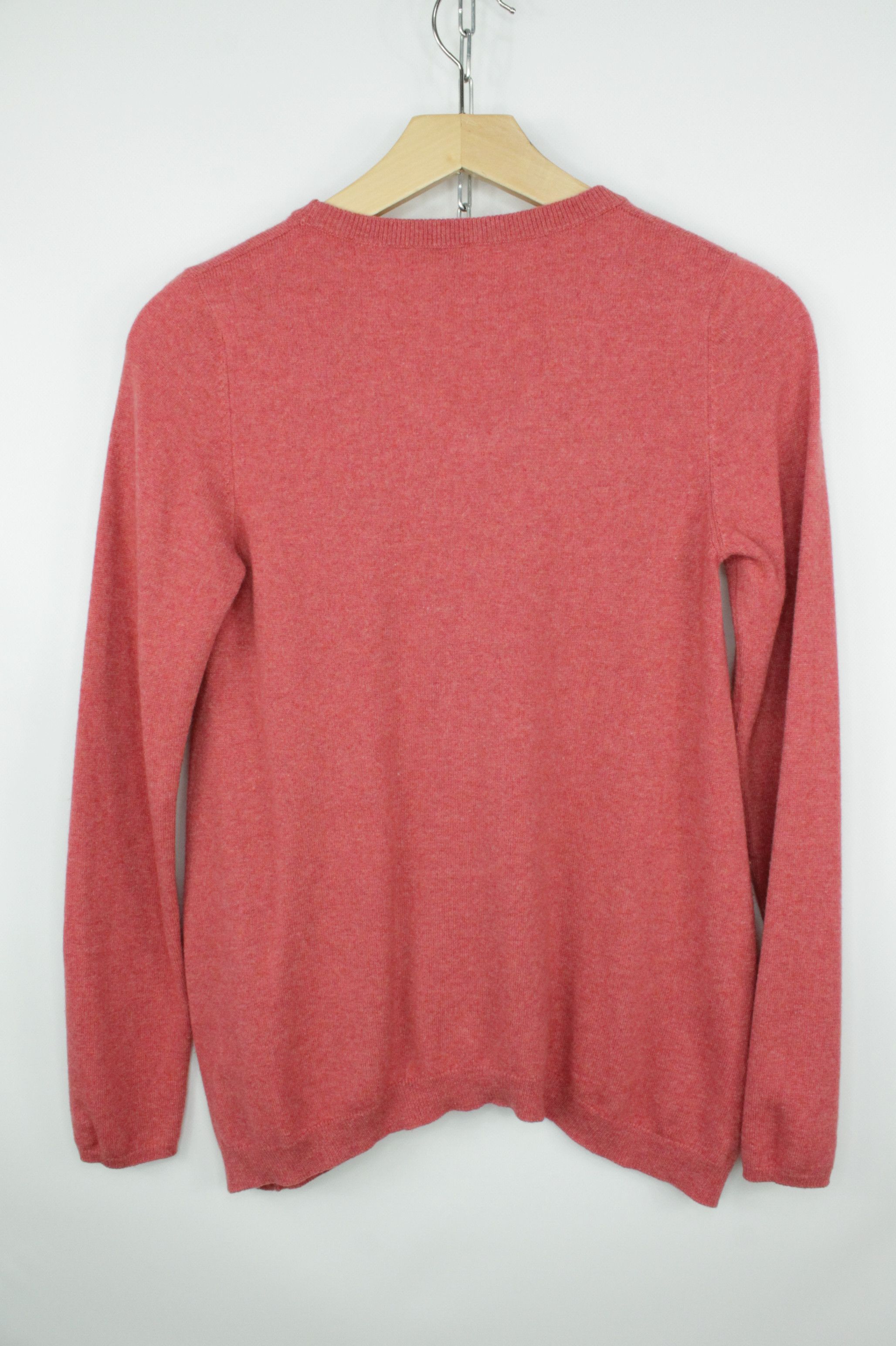 Brunello Cucinelli Brunello Cucinelli Red Cashmere Sweater Pullover Women's Size XS / US 0-2 / IT 36-38 - 6 Thumbnail