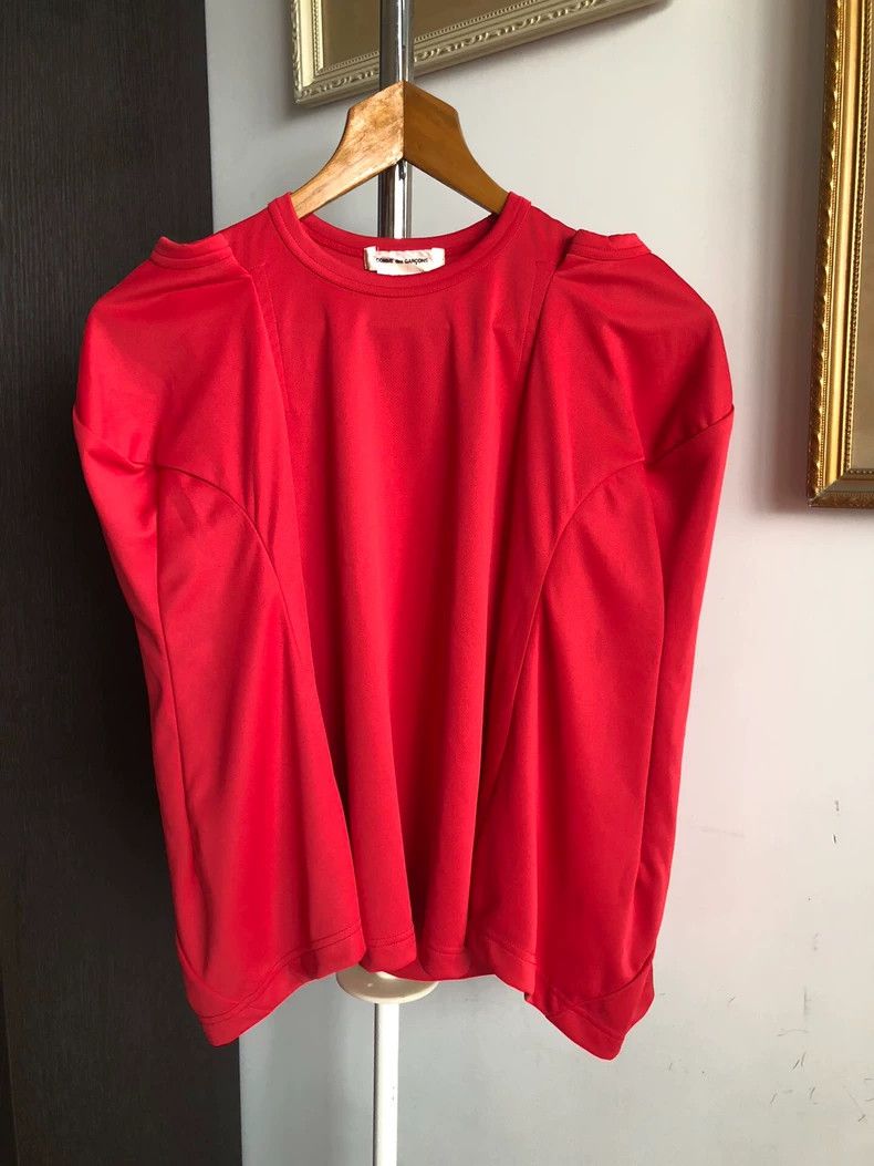 Comme des Garcons Comme Des Garcons Red deformed sleeve jacket Size XS / US 0-2 / IT 36-38 - 1 Thumbnail