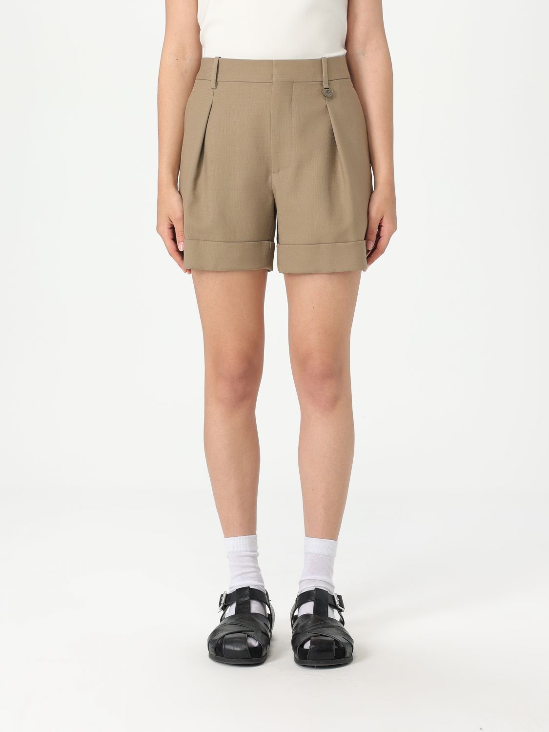 Burberry Burberry Short Woman Beige | Grailed