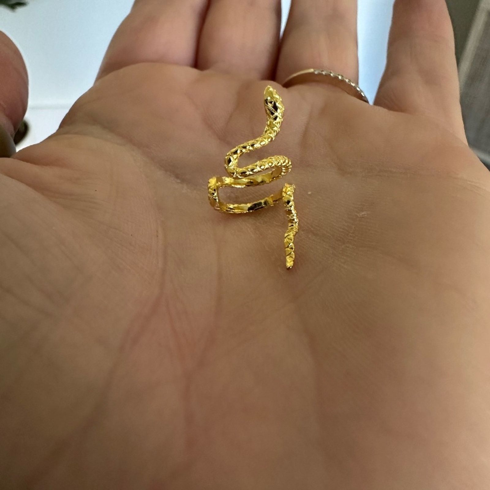 Other NEW - Gold Sterling Silver snake cuff wrap earring! $79 Size ONE SIZE - 5 Thumbnail