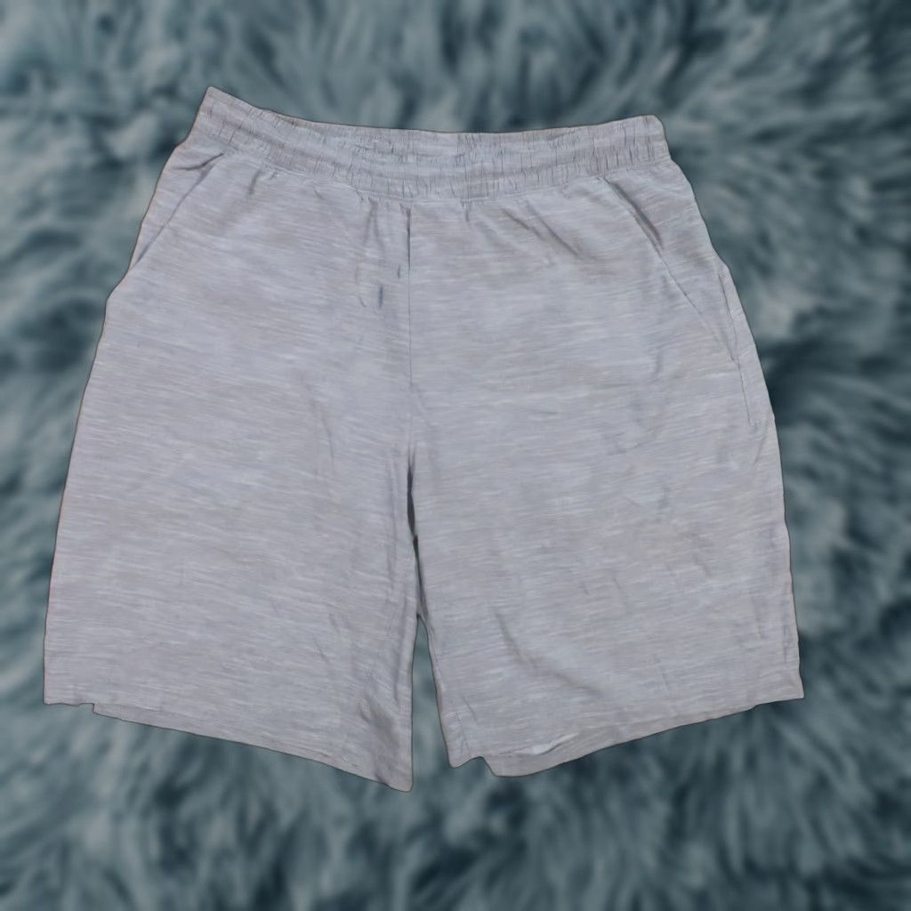 Lululemon Lululemon Pace Breaker Lined Shorts Mens M Gray Athletic Performance Pocketed Quick Dry Breathable Size US 31 - 1 Thumbnail