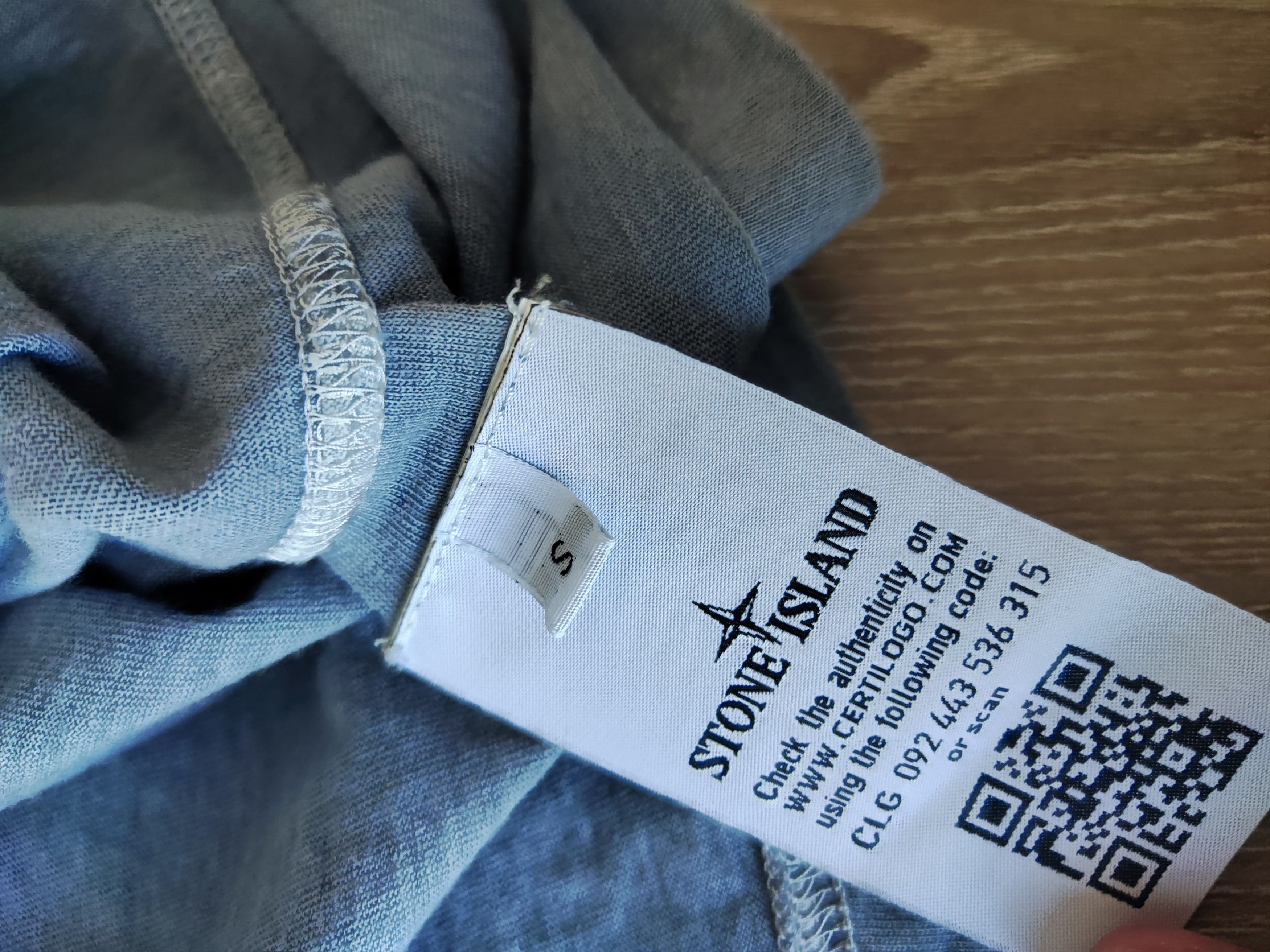 Stone Island Stone Island Fissato t-shirt blue Small S Size US S / EU 44-46 / 1 - 4 Thumbnail