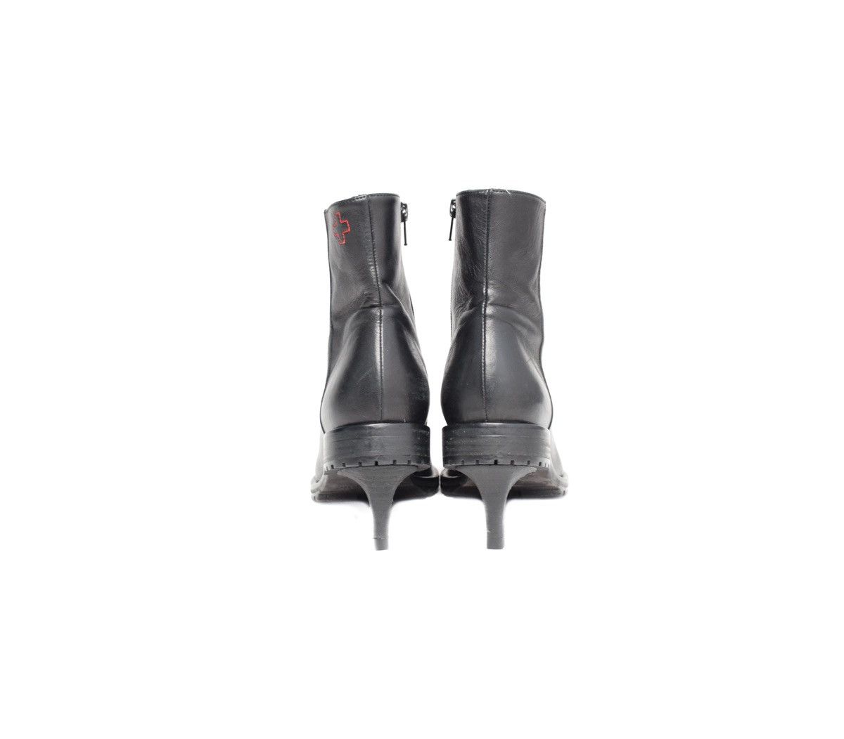 A.F. Vandevorst A.F. Vandevorst Leather Boots Heels Size US 8 / IT 38 - 6 Thumbnail