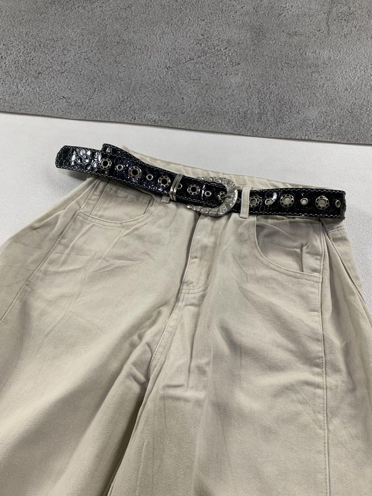 Yohji Yamamoto Lizard standard baggy jeans pants Size 25" / US 0 / IT 36 - 4 Thumbnail