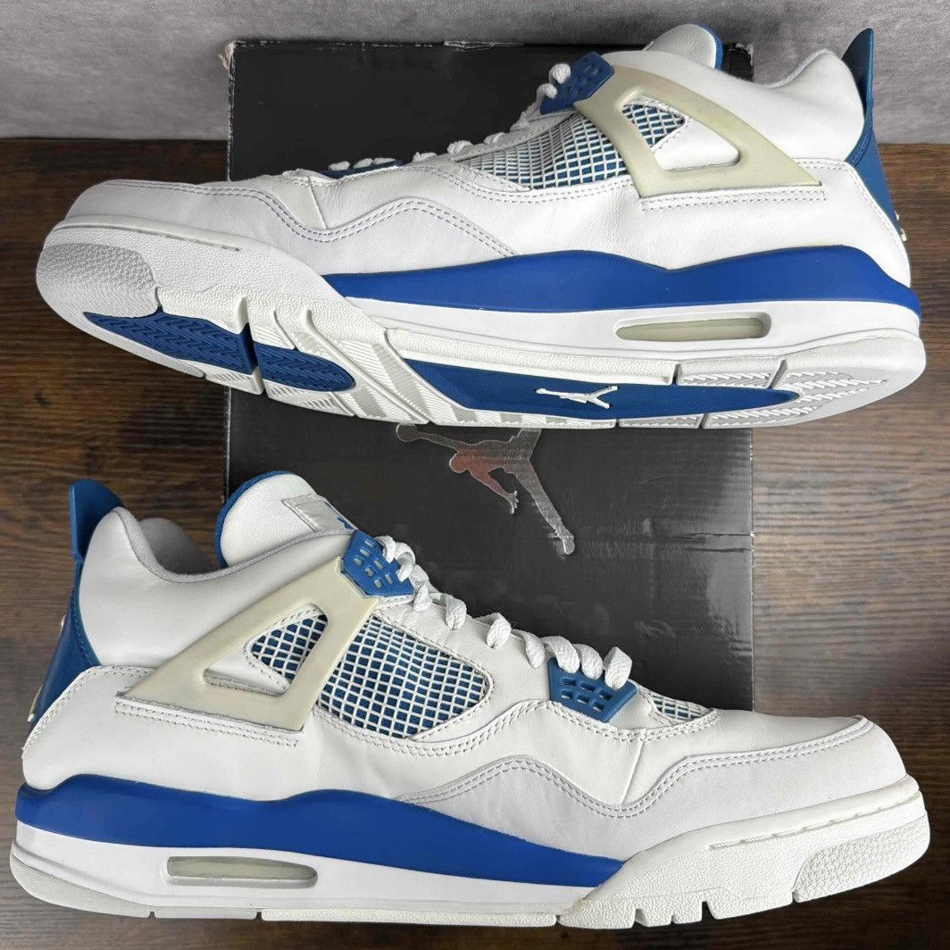 Jordan Brand NEW Jordan 4 Retro Military Blue 2006 Size 15 308497-141 OG Size US 15 / EU 48 - 4 Thumbnail