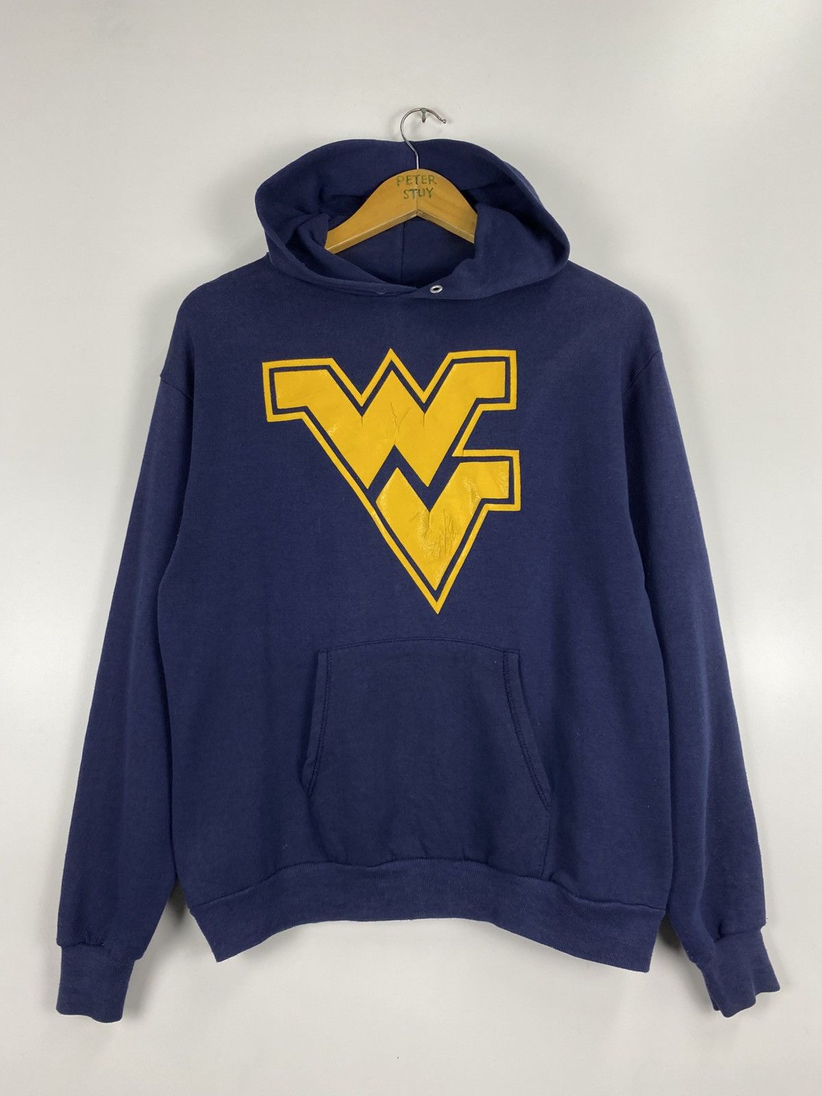 Russell Athletic × Vintage Vintage 80s Wonder Women’s Hoodies Size US L / EU 52-54 / 3 - 3 Thumbnail