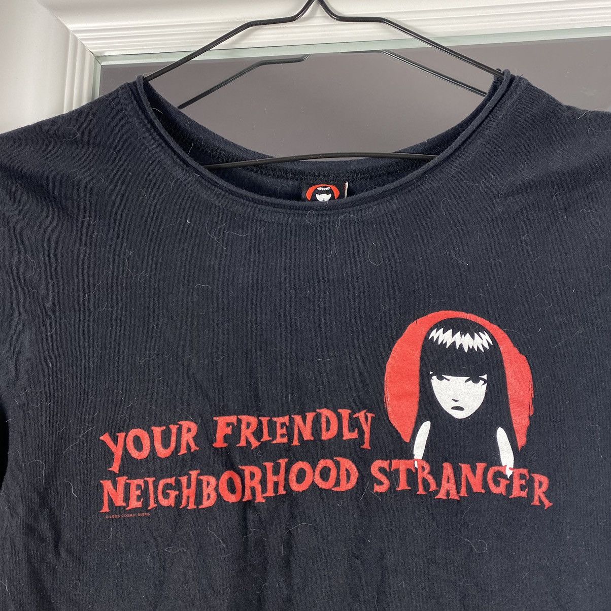 Cartoon Network EMILY THE STRANGE Y2K BACK OFF T SHIRT Size S / US 4 / IT 40 - 2 Thumbnail