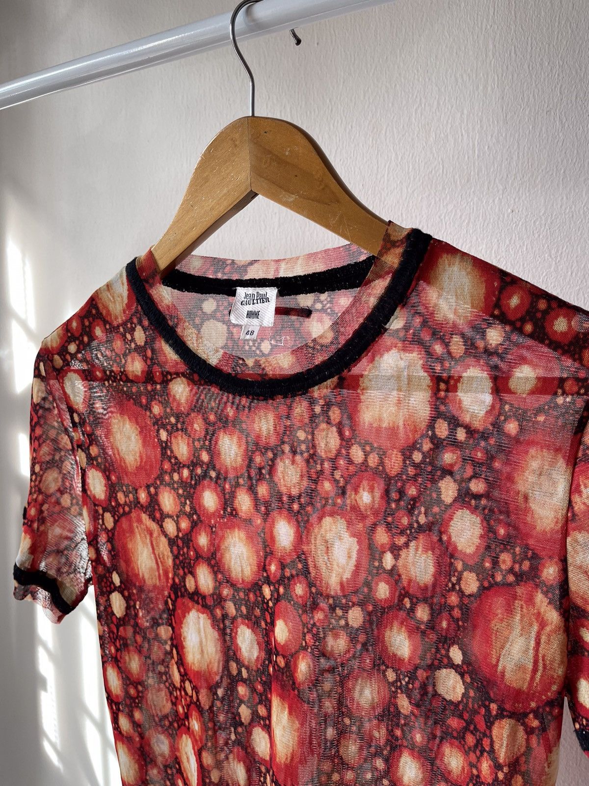 Jean Paul Gaultier 90s Jean Paul Gaultier Homme Mesh Tee Size US S / EU 44-46 / 1 - 6 Thumbnail