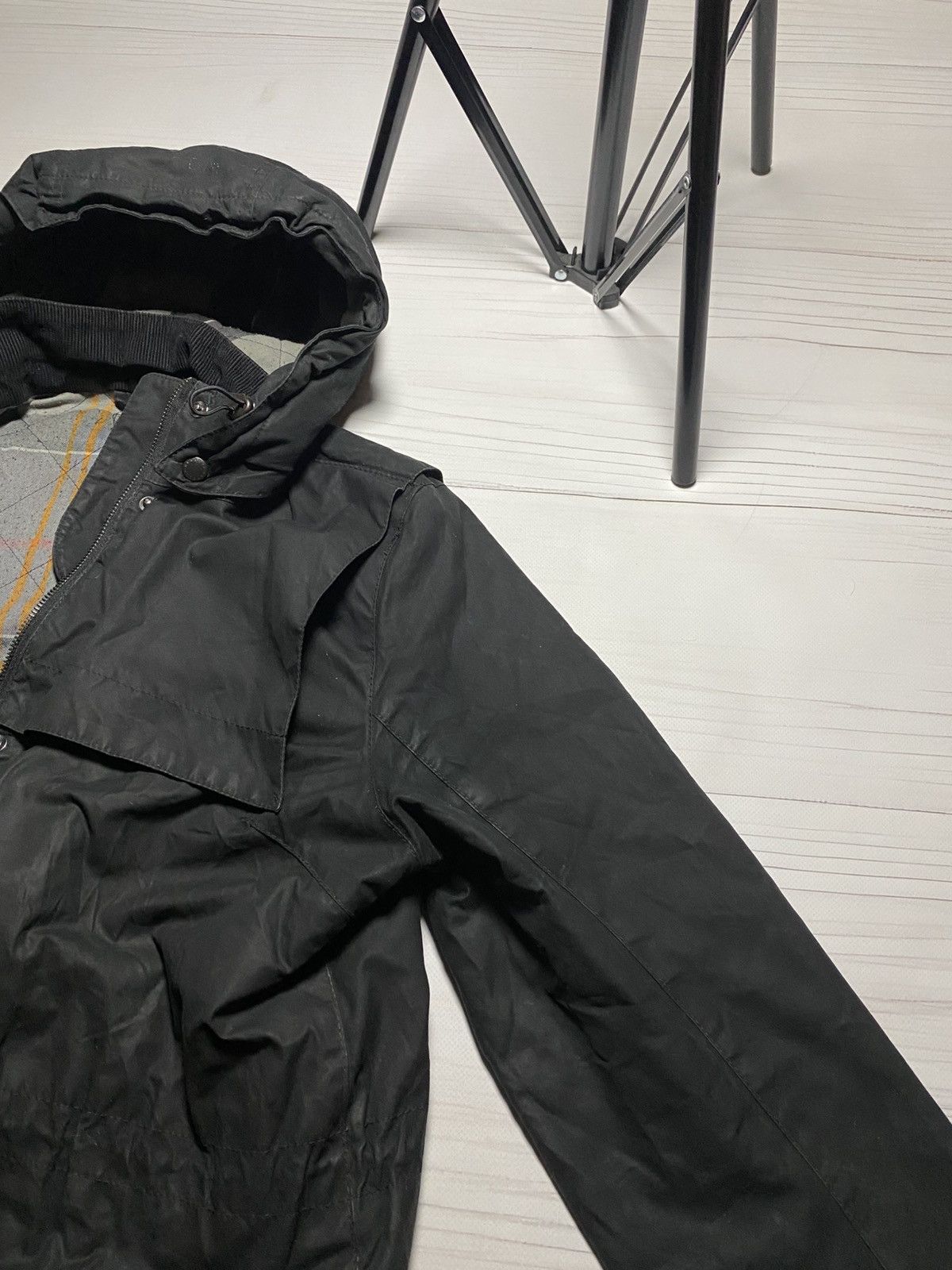 Barbour Vintage Barbour Cassley Waxed Jacket LWX1080BK71 Size XL / US 12-14 / IT 48-50 - 13 Thumbnail