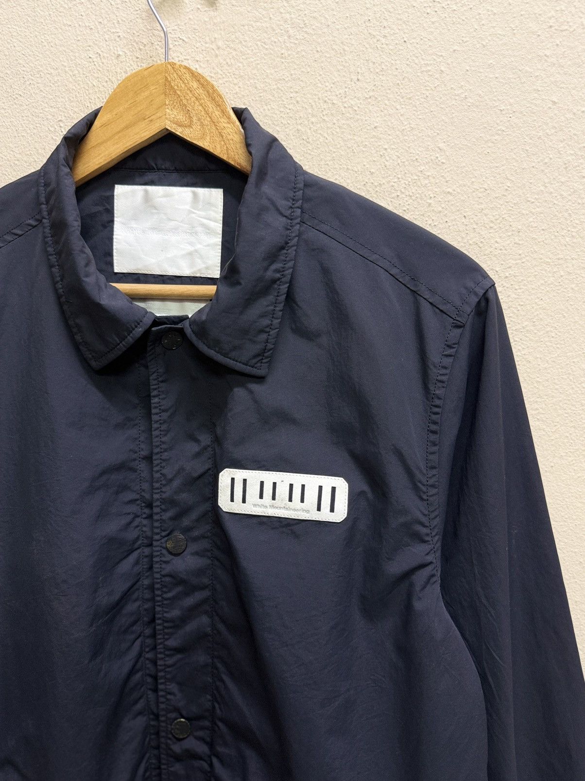 White Mountaineering WHITE MOUTAINEERING BACKHIT LOGO COACH JACKET Size US L / EU 52-54 / 3 - 17 Thumbnail