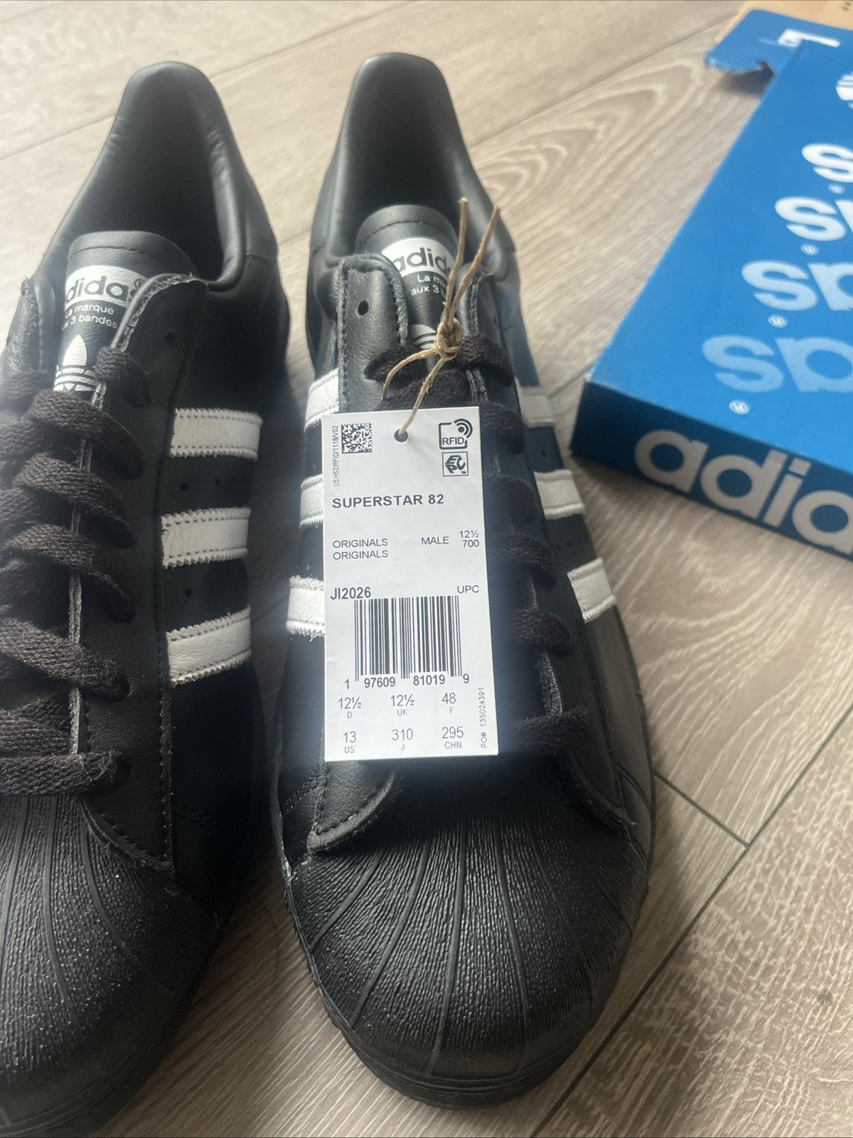 Adidas ADIDAS SUPERSTAR 82 Size US 13 / EU 46 - 4 Thumbnail
