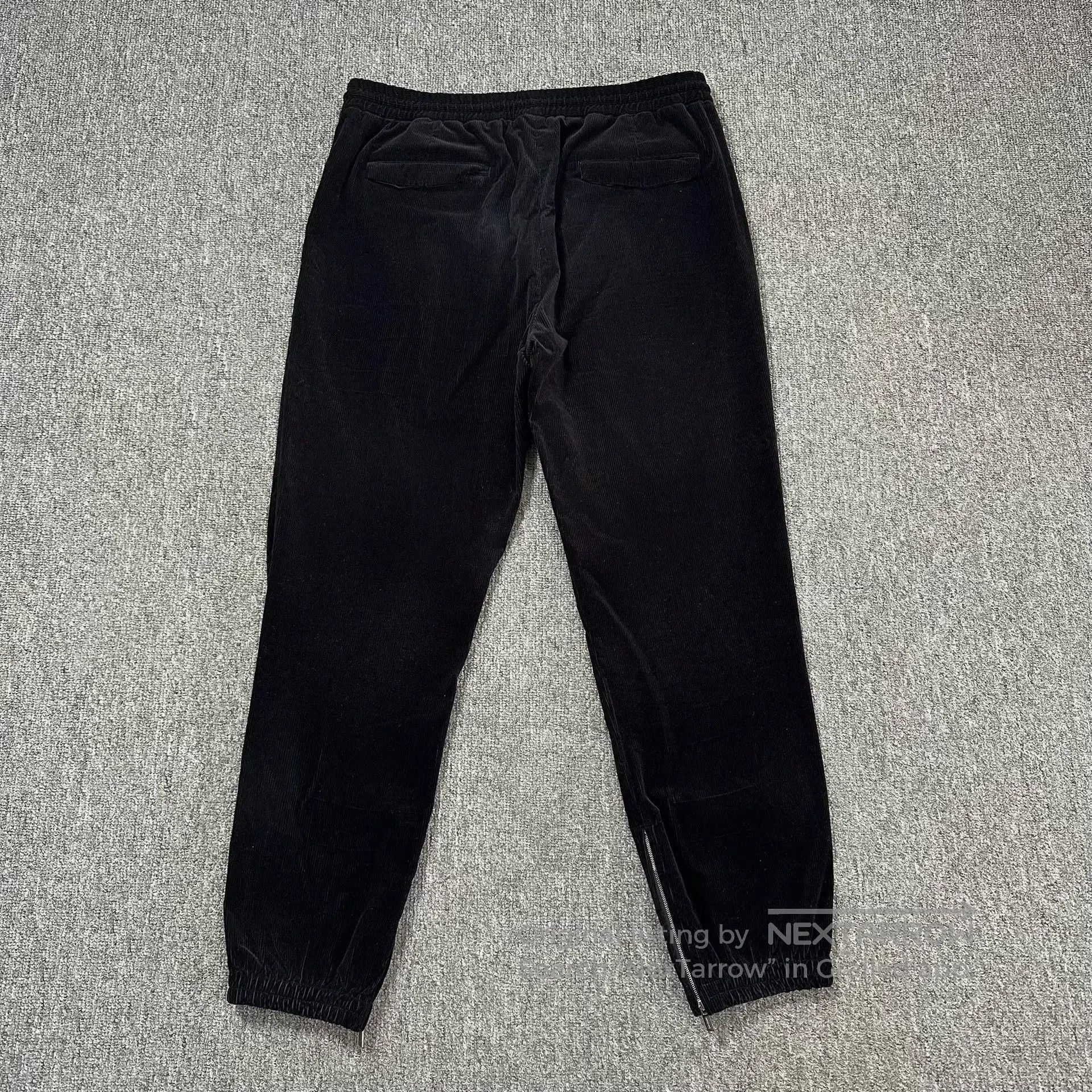Dior Dior Black Corduroy Side Zip Sweatpants. Size US 32 / EU 48 - 4 Thumbnail