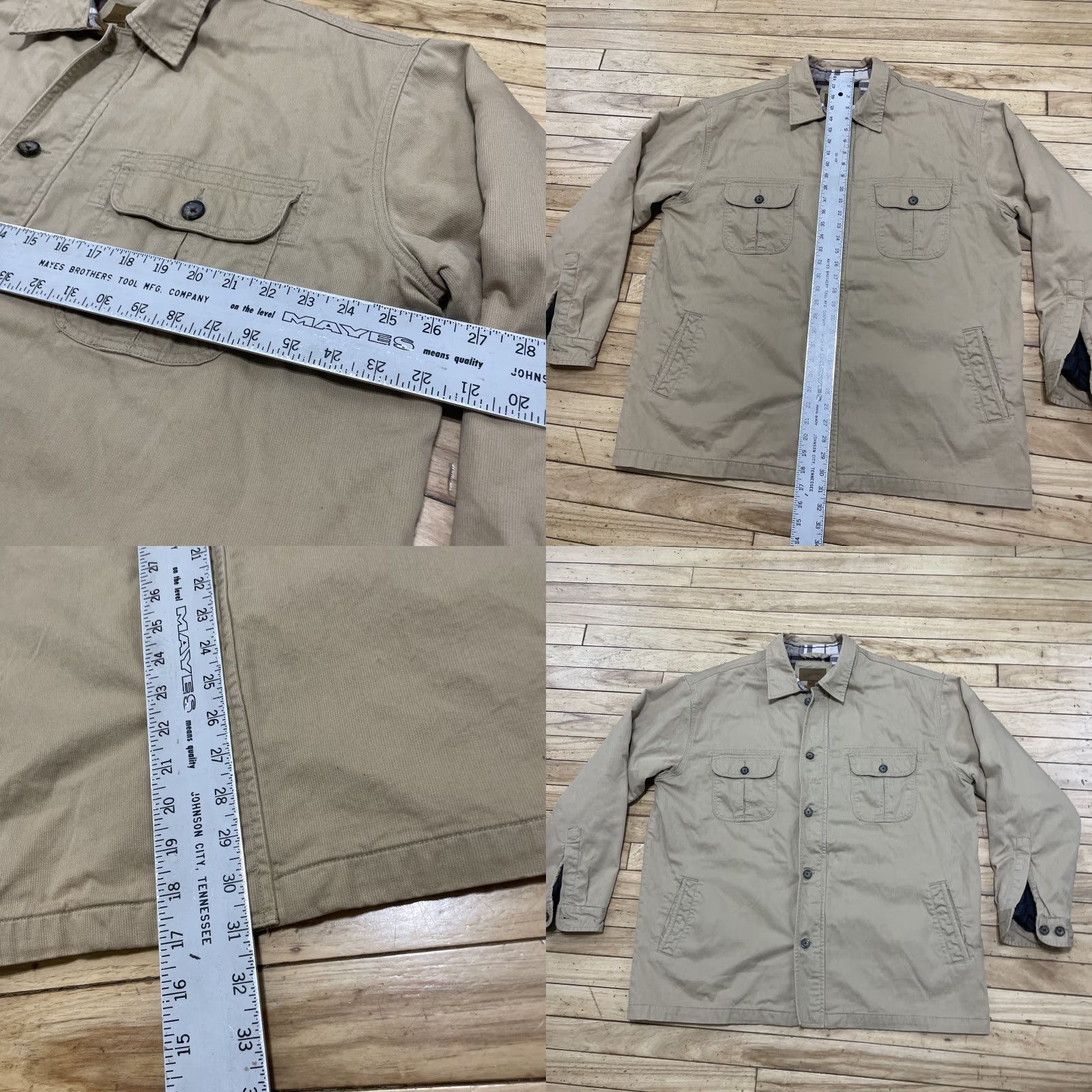 Vintage VINTAGE St Johns Bay Canvas Jacket XL Barn Chore Coat Brown Tan Plaid Lined Men Jacket Size US XL / EU 56 / 4 - 8 Thumbnail