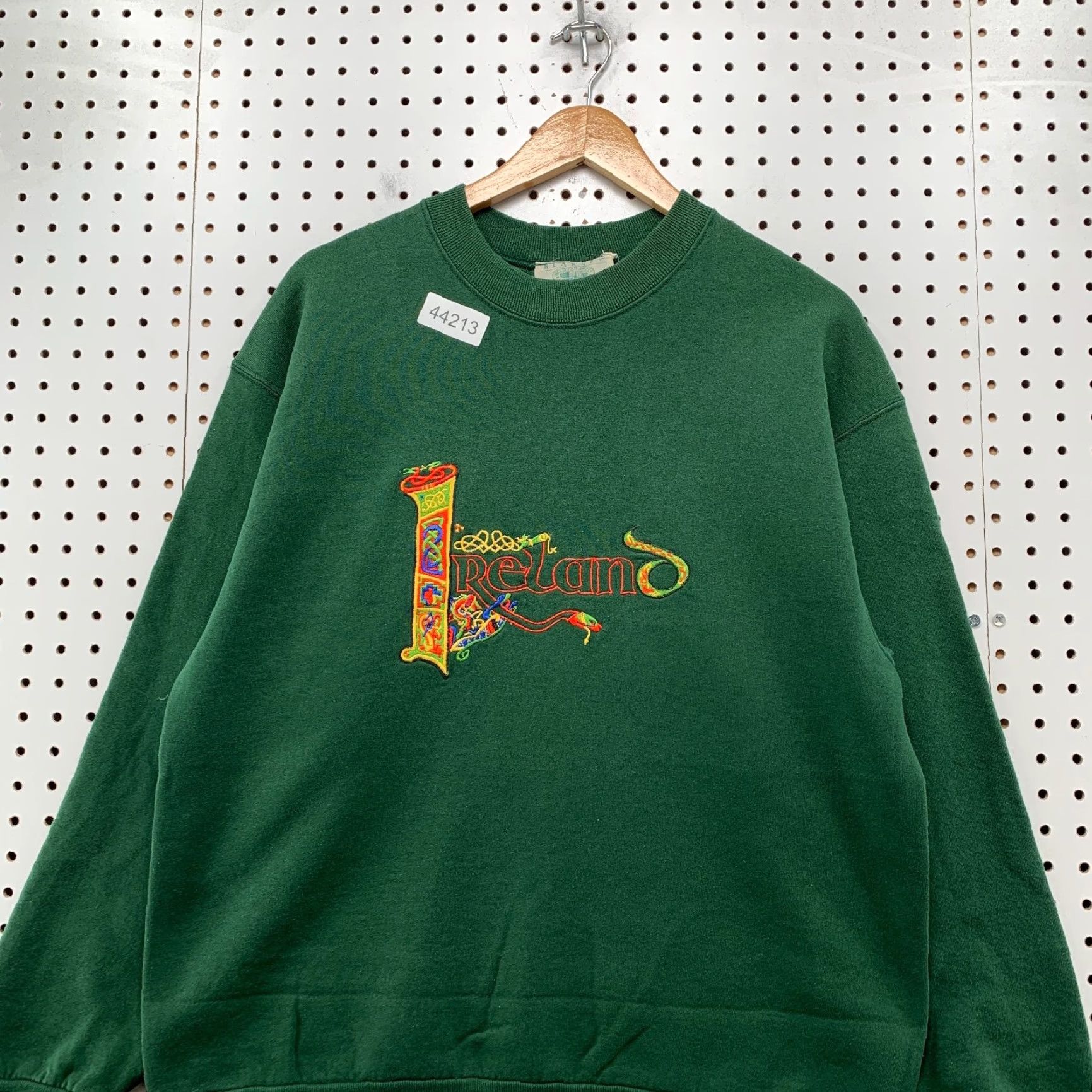 Vintage VINTAGE Blarney Woolen Mills IRELAND Sweatshirt Crewneck Mens Medium Green Fleece Ireland Graphic Print Pullover M Mens Size US M / EU 48-50 / 2 - 2 Thumbnail