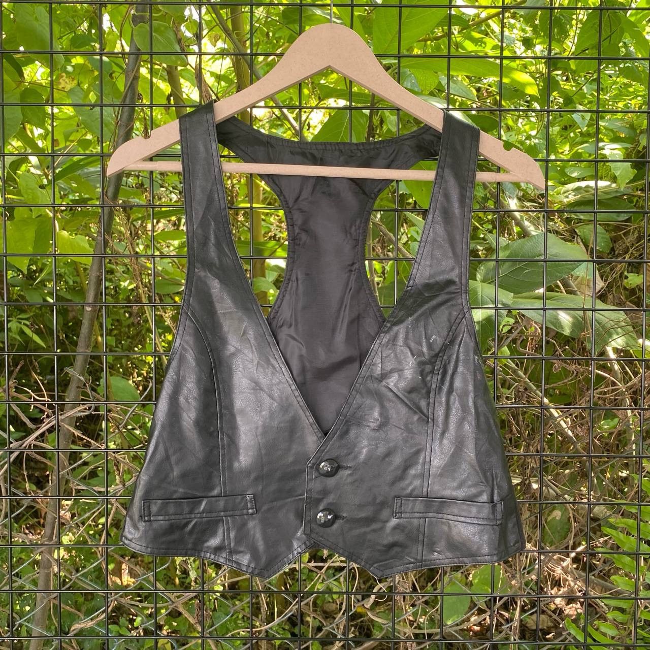 Leather Vintage Japan Foggie Leather Vest Size XS / US 0-2 / IT 36-38 - 1 Thumbnail