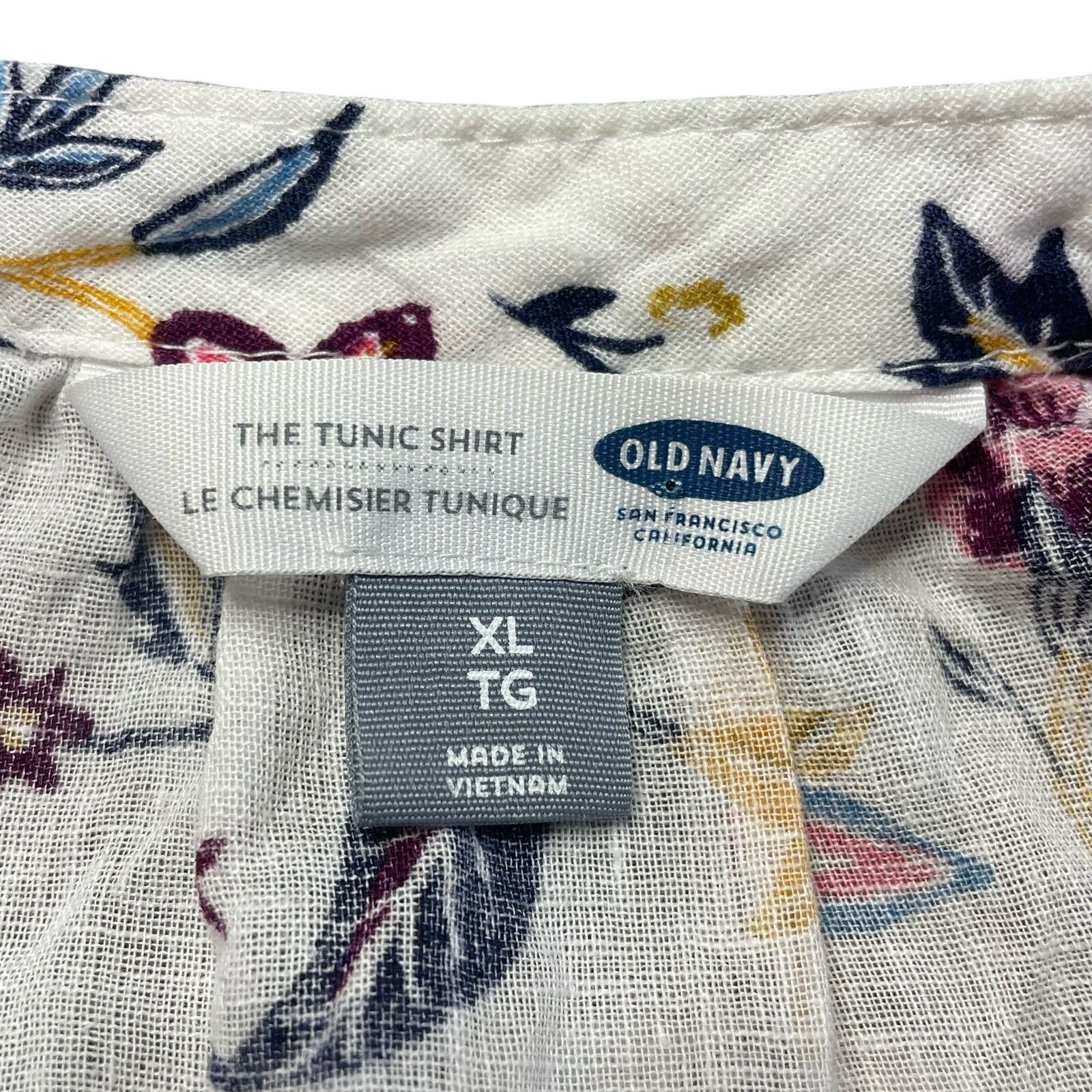 Old Navy Old Navy The Tunic Shirt Linen Blend Size XL / US 12-14 / IT 48-50 - 8 Thumbnail