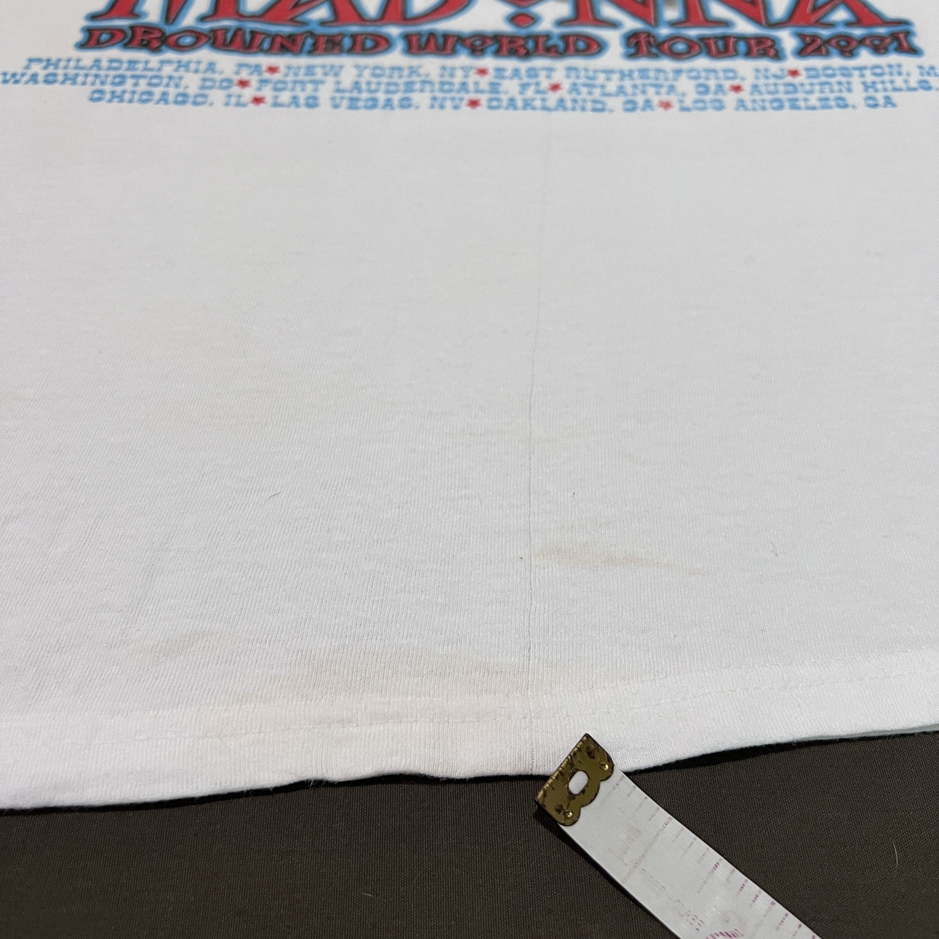 Band Tees Vintage 90s Madonna Drowned World Tour Promo Tee XL Size US XL / EU 56 / 4 - 9 Thumbnail