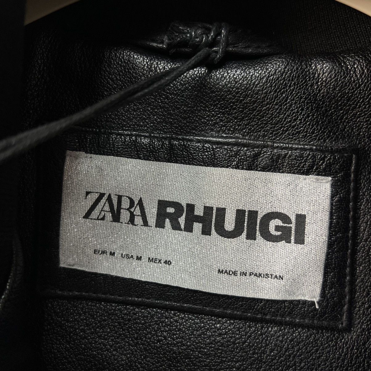 Rhude × Zara Rhude x Zara Rhuigi Leather Varsity Bomber Jacket NEW Size US M / EU 48-50 / 2 - 21 Thumbnail