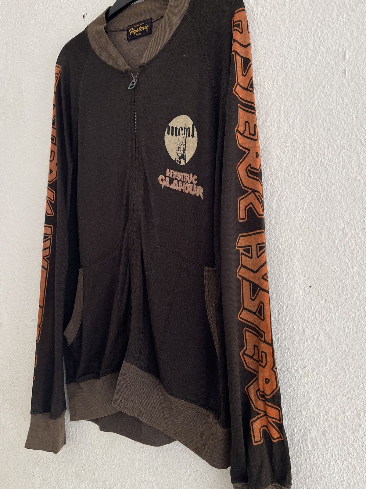 Hysteric Glamour Hysteric Glamour Metal Zip Up Longsleeve Worn like Brad Pitt Size US L / EU 52-54 / 3 - 4 Thumbnail