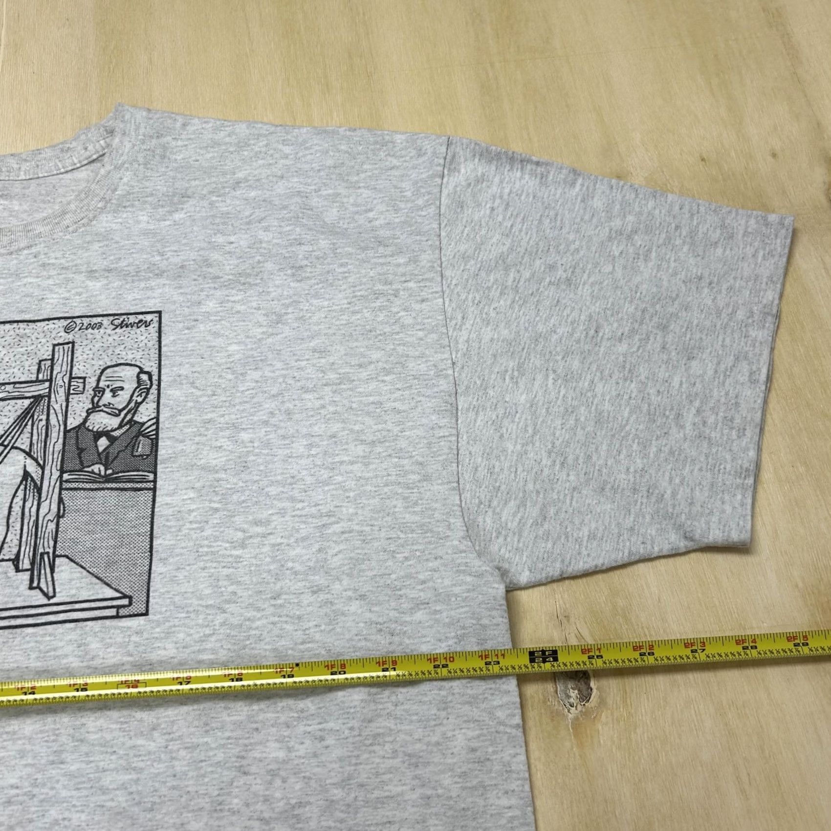 Hanes Hanes Pavlov Dog Cartoon Shirt Mens 2XL Gray Science Humor Tee T-Shirt Tagless Size US XXL / EU 58 / 5 - 5 Thumbnail