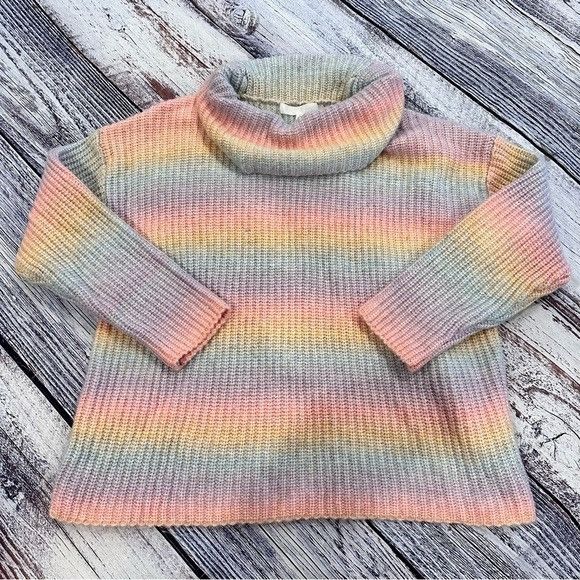 Other Adyson Parker Unicorn Rainbow Knit Cowl Neck Sweater​​​​ Size L / US 10 / IT 46 - 2 Thumbnail