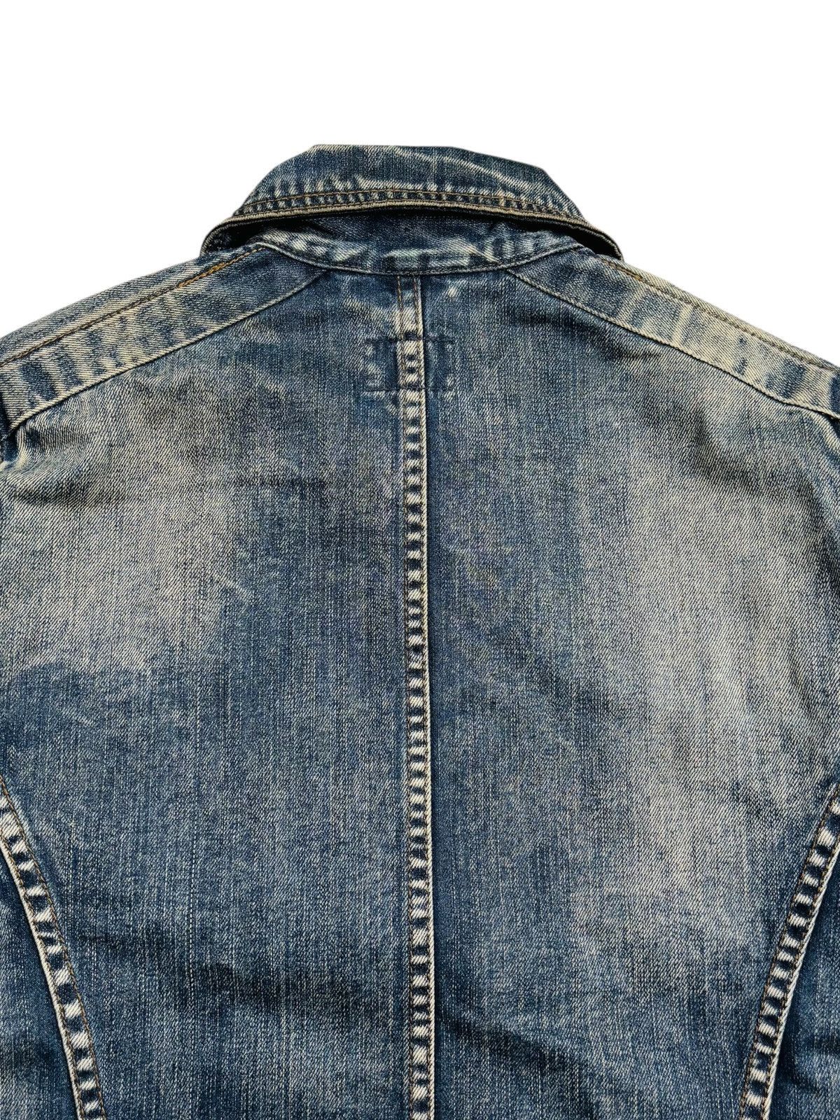 If Six Was Nine 2000s Rattle Trap - Apocalypse Style Mud Wash Denim Jacket Size US M / EU 48-50 / 2 - 8 Thumbnail
