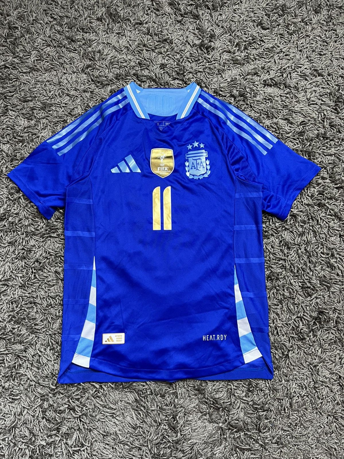 Adidas DI MARIA Argentina 2024 Copa Player Version Jersey #11 Size US S / EU 44-46 / 1 - 2 Thumbnail