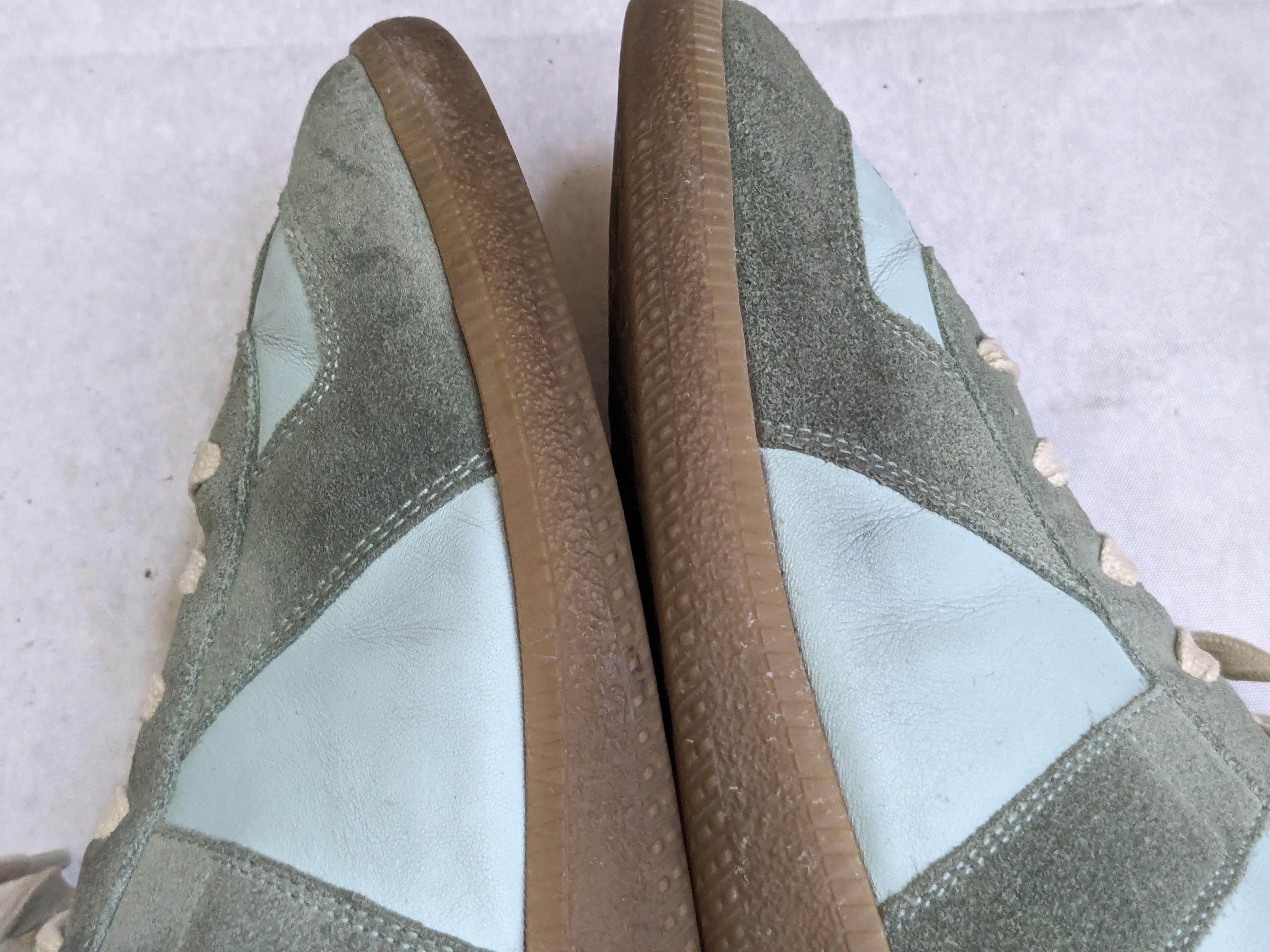 Maison Margiela Maison Margiela Green Replica Sneakers 12 45 Low Tops Size US 12 / EU 45 - 11 Thumbnail