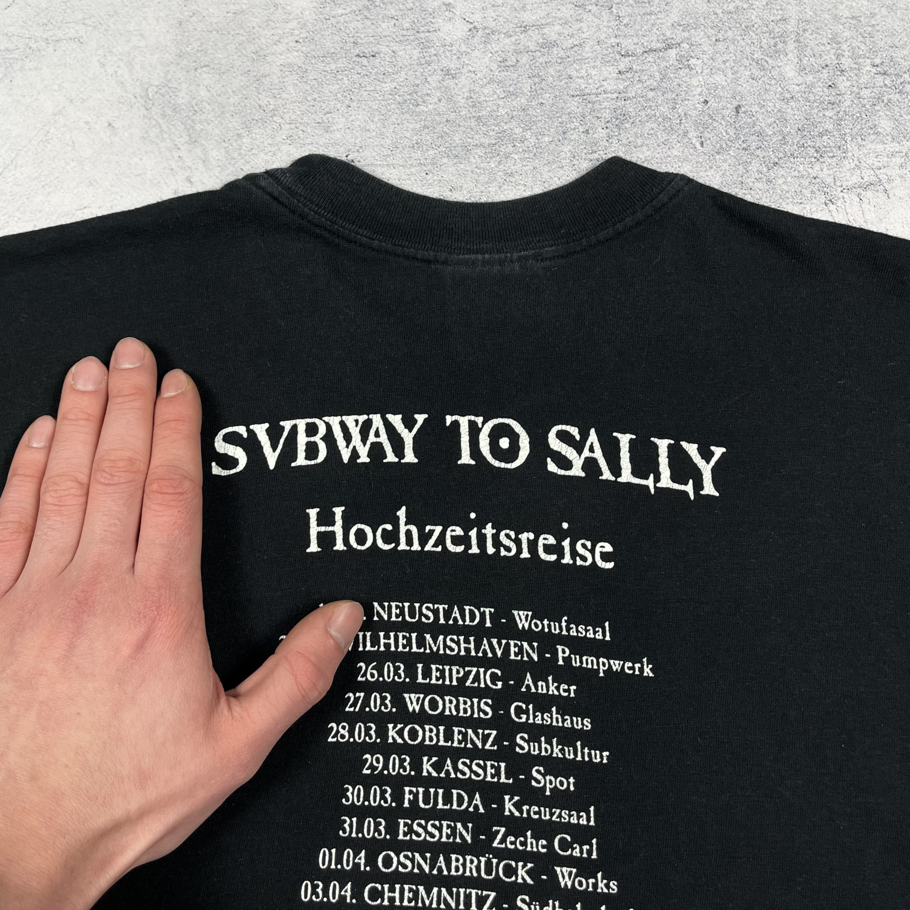 Band Tees Vintage Subway To Sally Tour Rock Band T Shirt 1990’s Size US XL / EU 56 / 4 - 16 Thumbnail