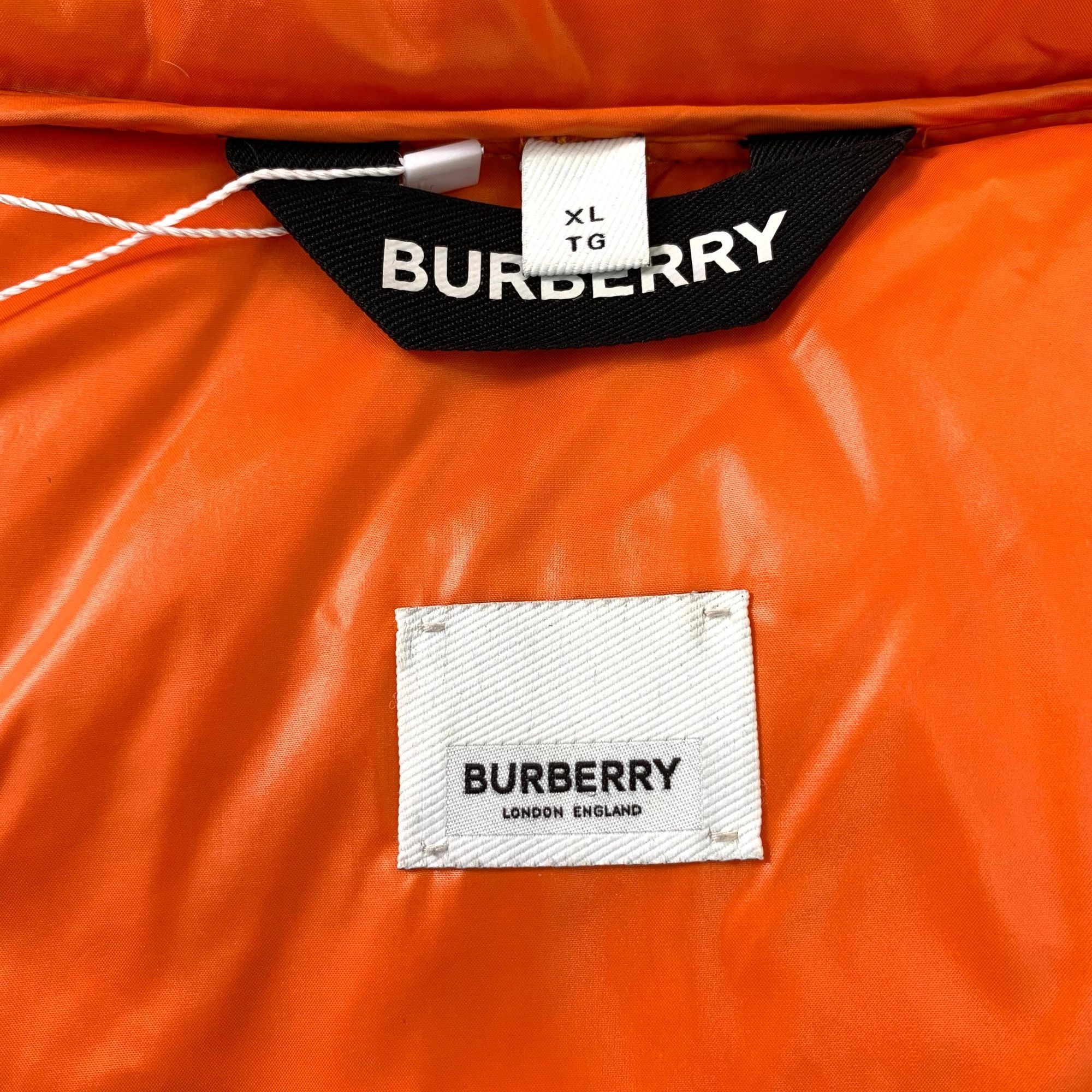 Burberry Burberry Black & Orange Hooded Down Puffer Jacket L Size XL / US 12-14 / IT 48-50 - 7 Thumbnail