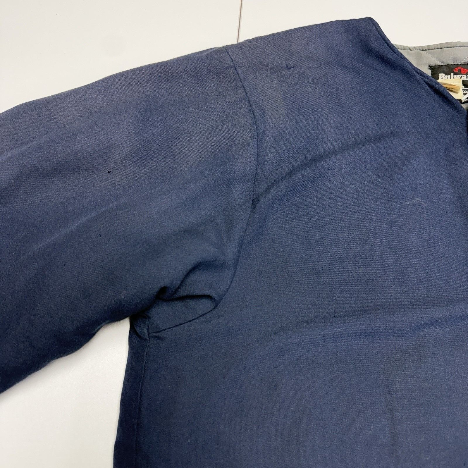 Bulwark Vintage 90s Bulwark Workwear Jacket Mens XL Blue Quilted (25 Size US XL / EU 56 / 4 - 5 Thumbnail