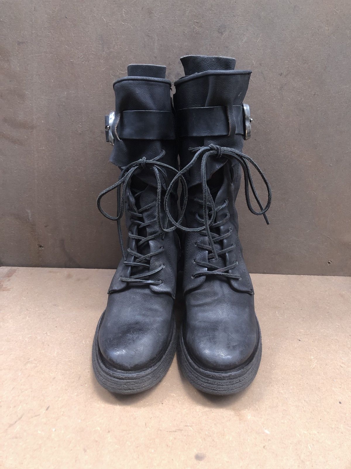 A.S.98 A.S 98 Grey Leather Women’s Boots Size 38 Size US 8 / IT 38 - 12 Thumbnail