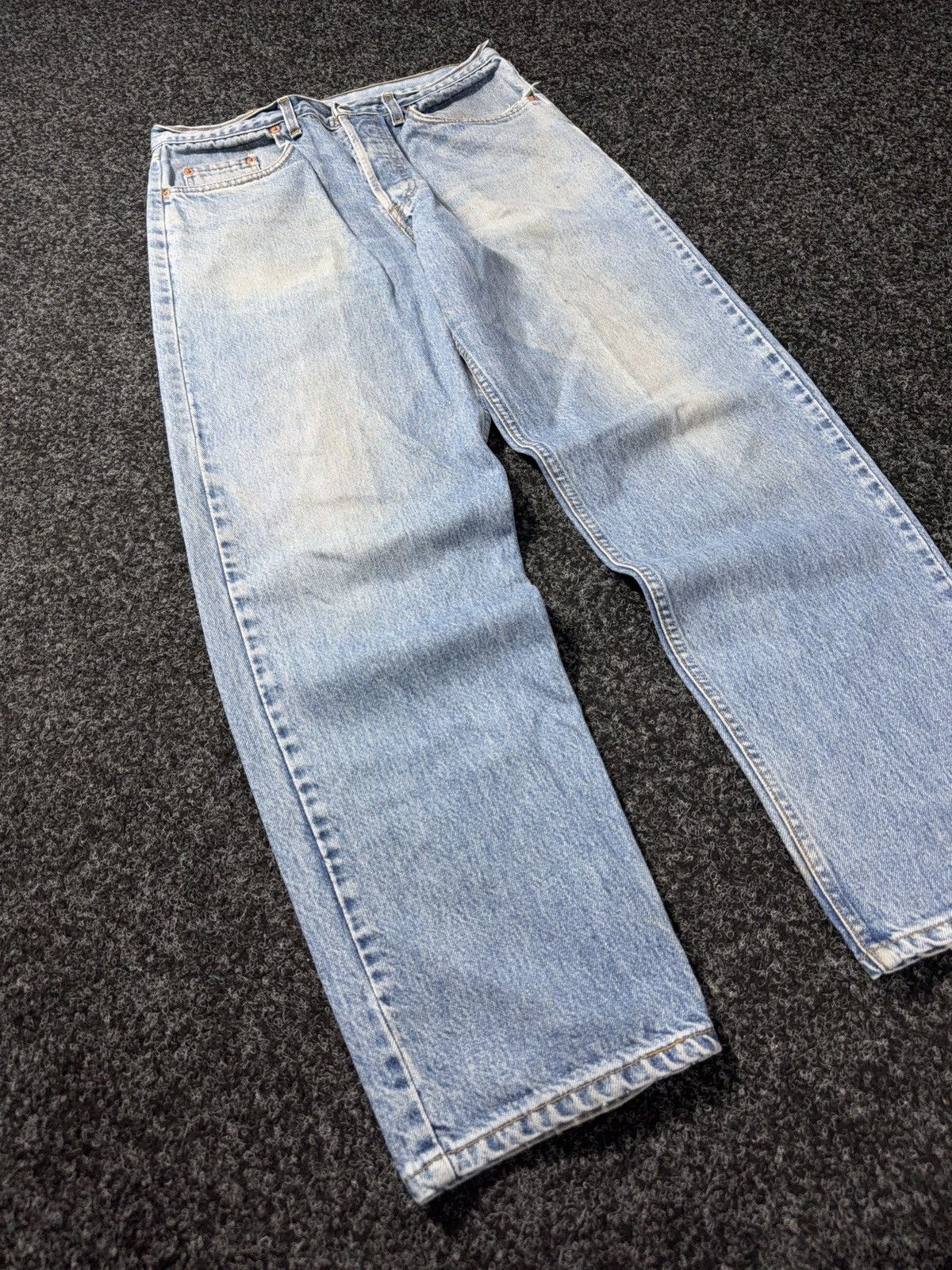 Levi's Vintage Clothing Vintage 90s Levi's 618 Relaxed Straight Light Wash Jeans Size US 32 / EU 48 - 2 Thumbnail
