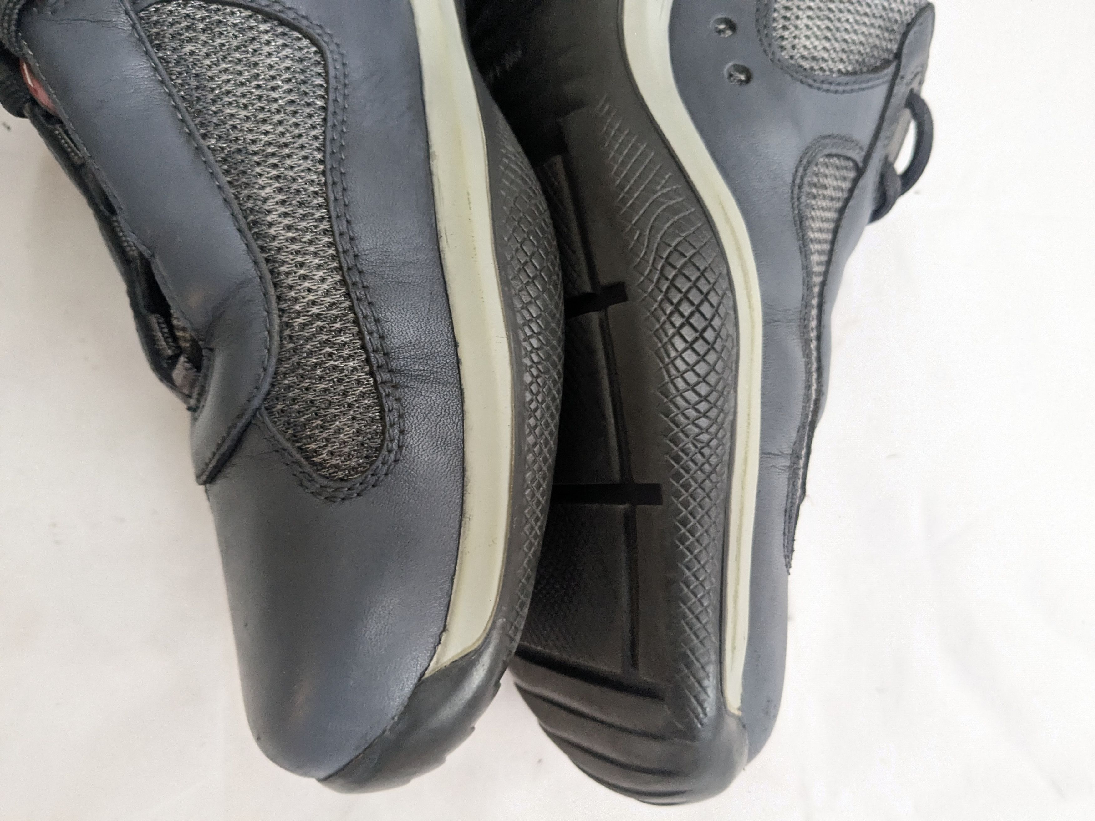 Prada Prada America's Cup Sneakers Gray Leather 9 Low Size US 9 / EU 42 - 11 Thumbnail