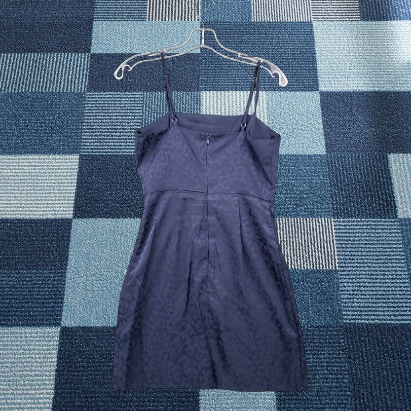 Forever 21 FOREVER 21 Dress Womens XS Blue Mini Leopard Animal Print Slit Strap Sleeveless Size XS / US 0-2 / IT 36-38 - 1 Thumbnail