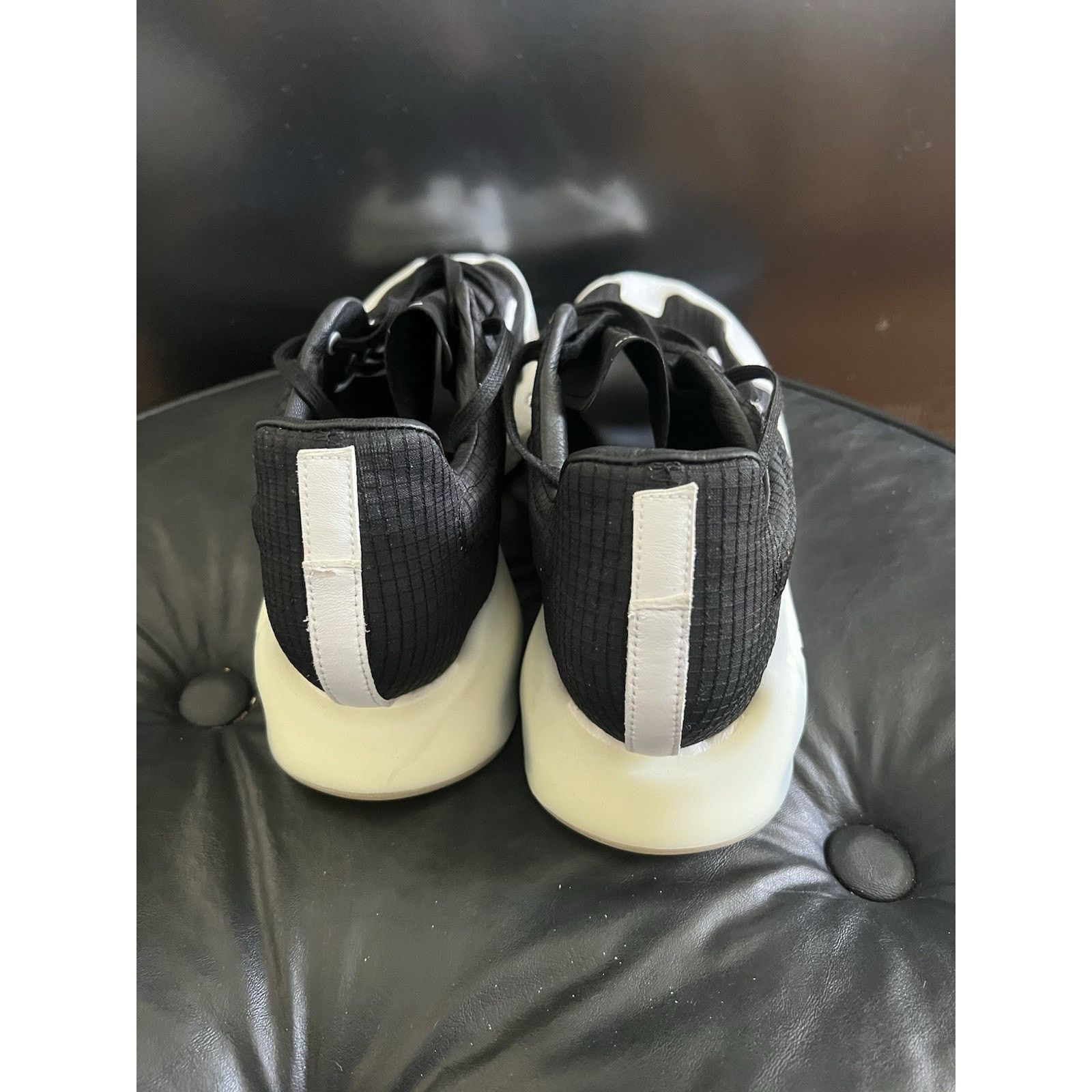Y-3 Y-3 Black/White Knit Fabric Makura Chunky Sneakers Size 12 Size US 12 / IT 42 - 5 Thumbnail