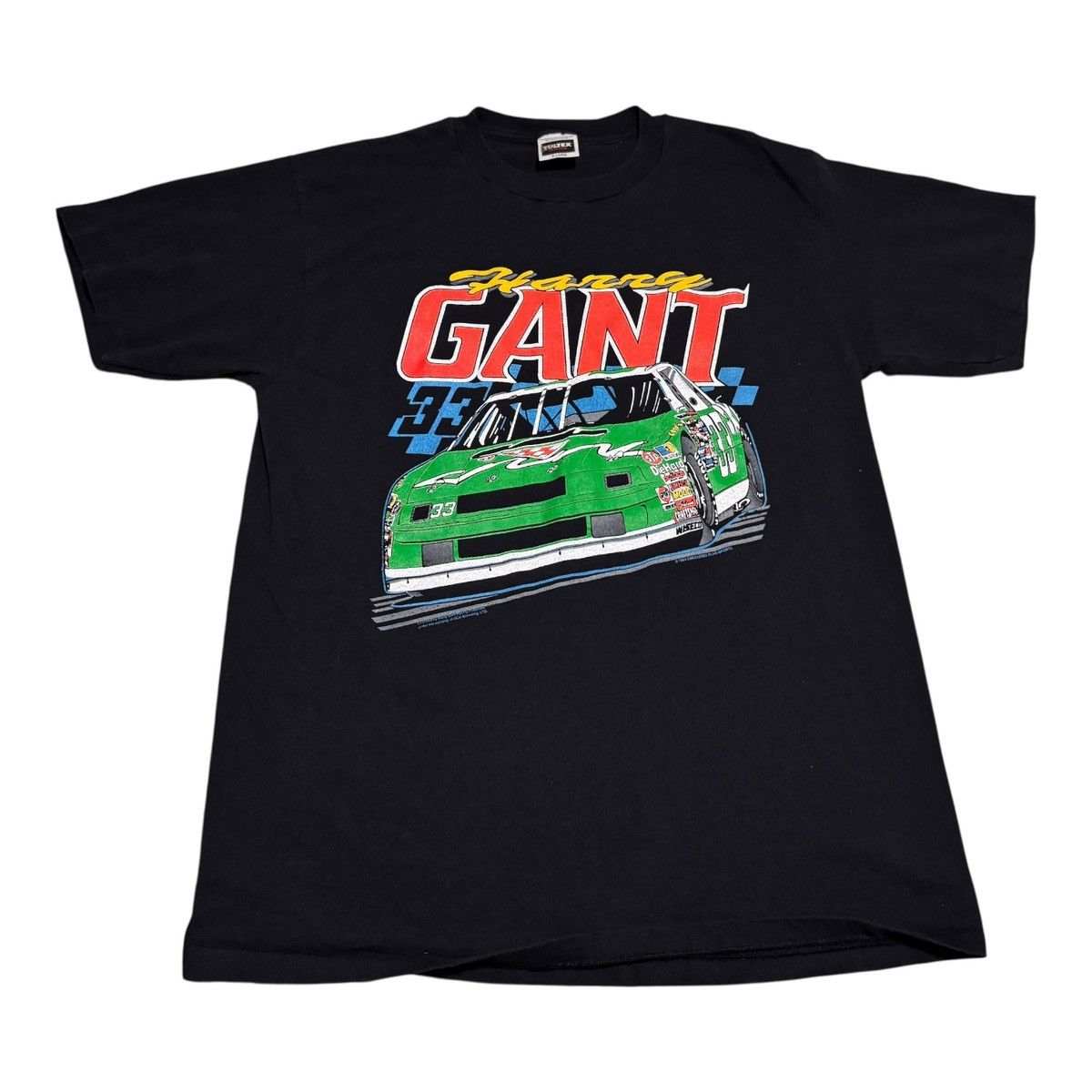 Tultex 90s Tultex Harry Gant NASCAR Black Shirt Men's XL Size US XL / EU 56 / 4 - 1 Thumbnail