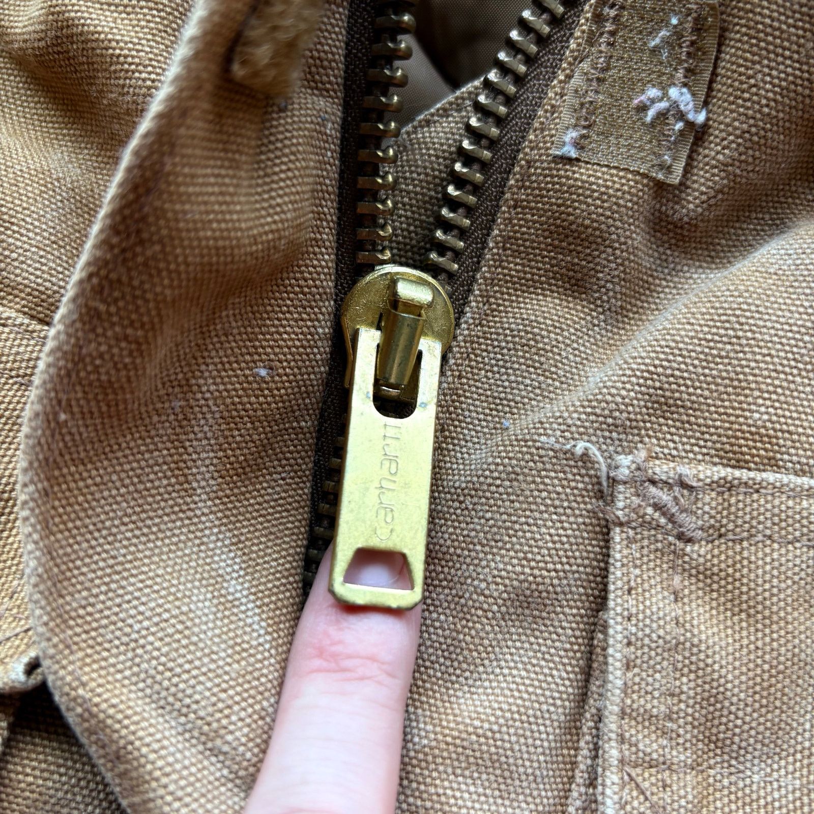 Carhartt Vintage Carhartt Chore Work Jacket With Hood Size US M / EU 48-50 / 2 - 3 Thumbnail