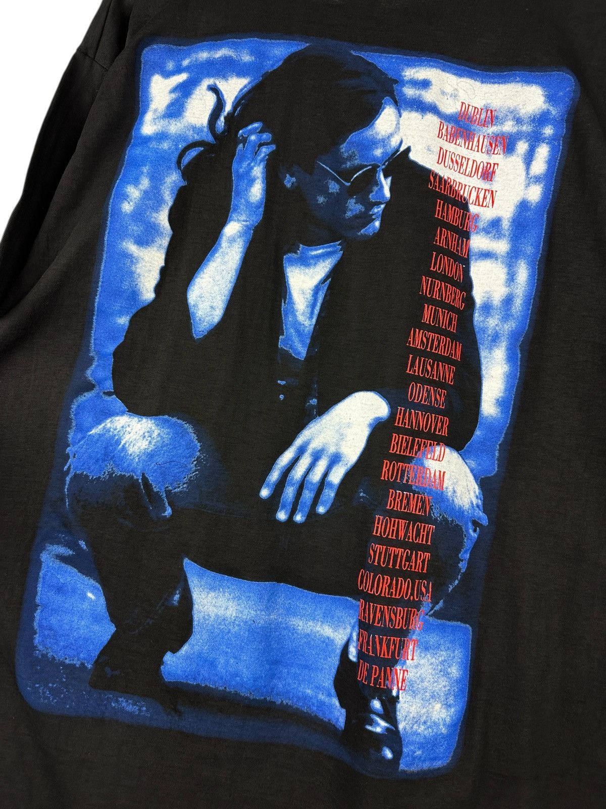 Band Tees Vintage 1992 Curtis Stigers European Tour T-Shirt Size US XL / EU 56 / 4 - 5 Thumbnail