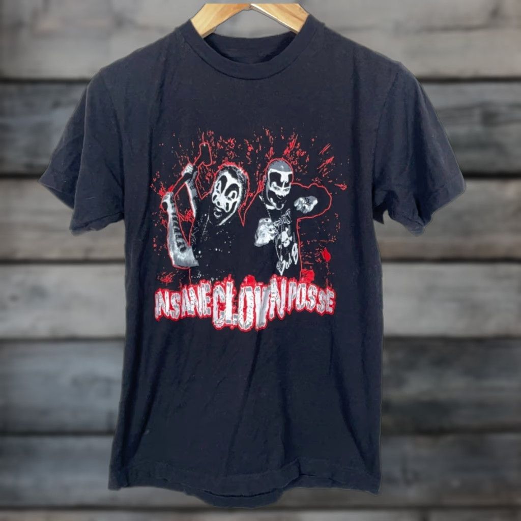 Vintage VINTAGE ICP Insane Clown Posse T-Shirt Men S Black Graphic Print Adult Small Crew Neck 100% Cotton Hip Hop City Music Juggalo Size US S / EU 44-46 / 1 - 1 Thumbnail