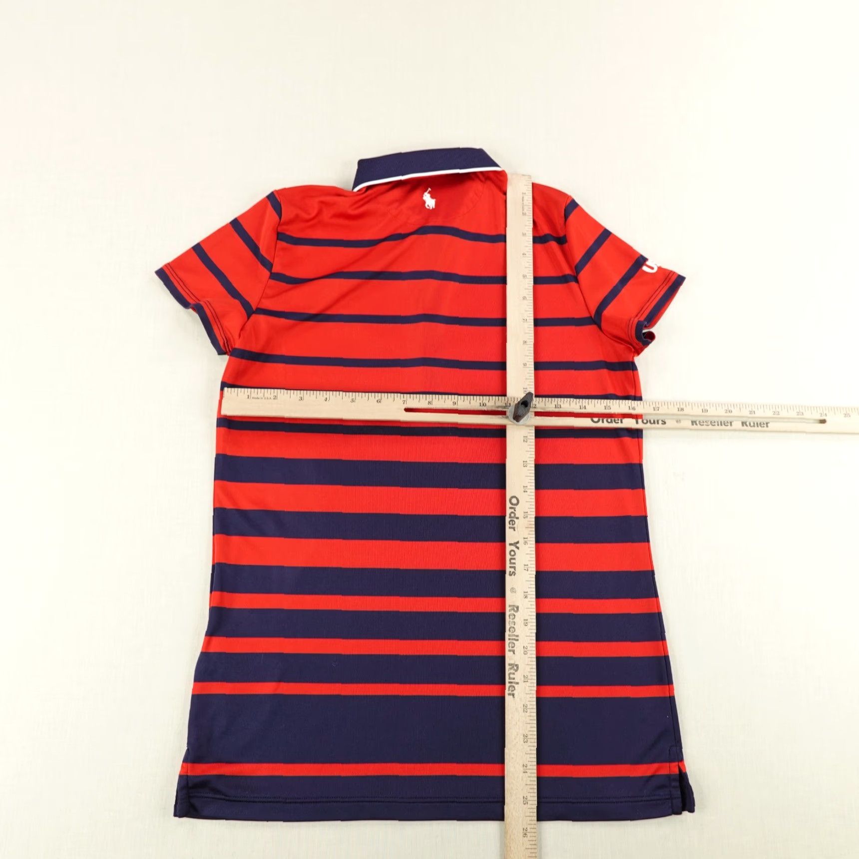Ralph Lauren Ralph Lauren Polo Shirt Womens Small Red Stripes Golf USGA Pebble Beach Top Shirt Womens Small Red Stripes Golf USGA Pebble Beach Top Size S / US 4 / IT 40 - 6 Thumbnail