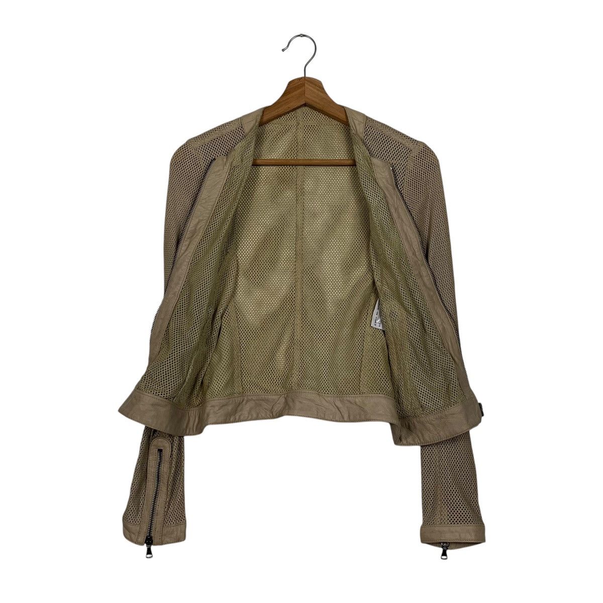 Other Ben' Mbarek See Through Leather Jacket Made In Italy Size XS / US 0-2 / IT 36-38 - 11 Thumbnail