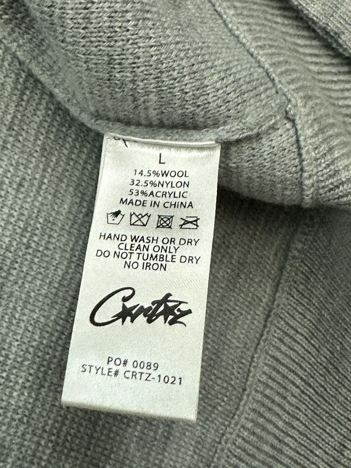Corteiz Corteiz Zip Knit Size US L / EU 52-54 / 3 - 5 Thumbnail