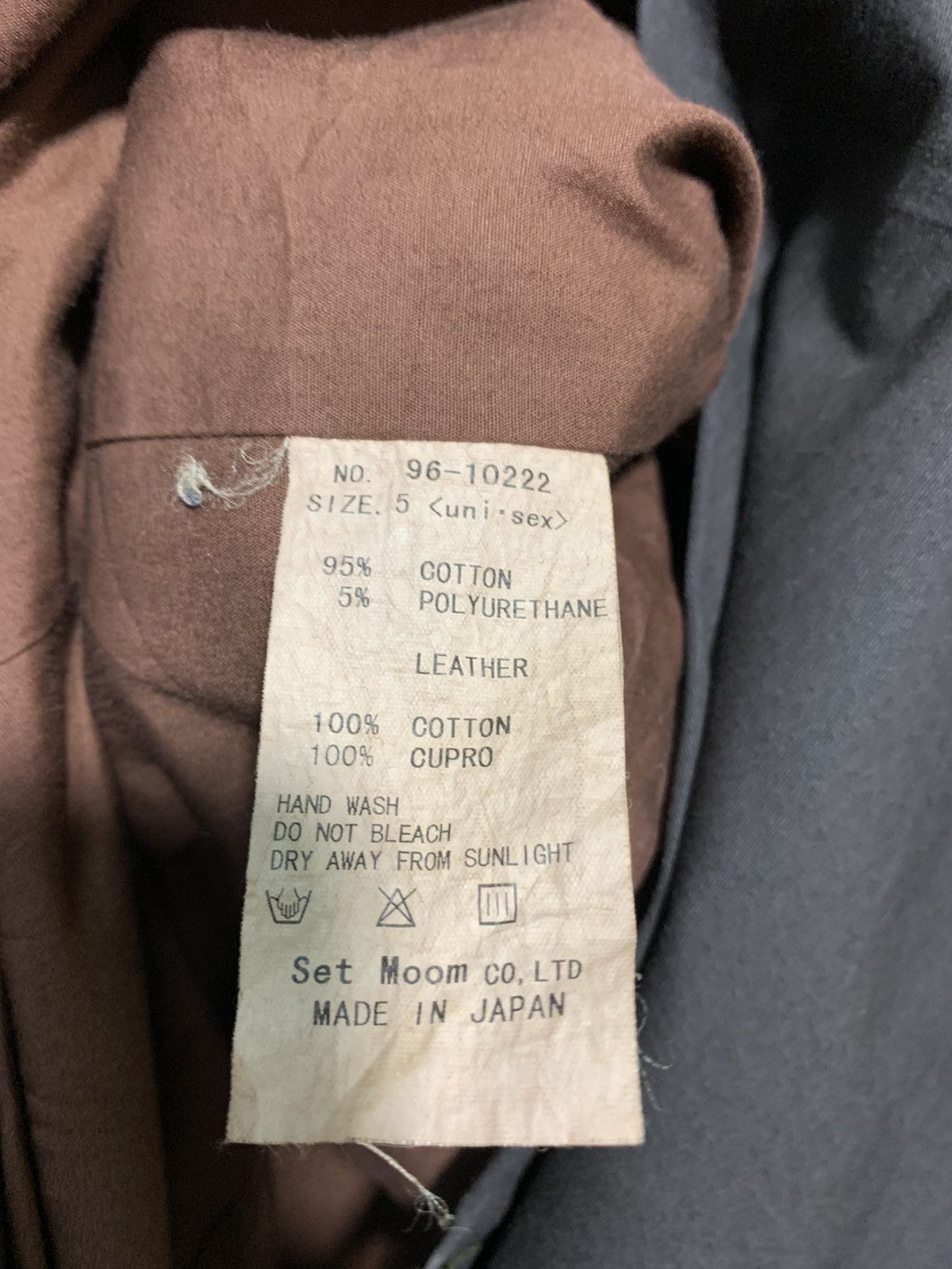 General Research 🔥INBREED JAPAN LEATHER/CANVAS JACKETS Size US L / EU 52-54 / 3 - 8 Thumbnail