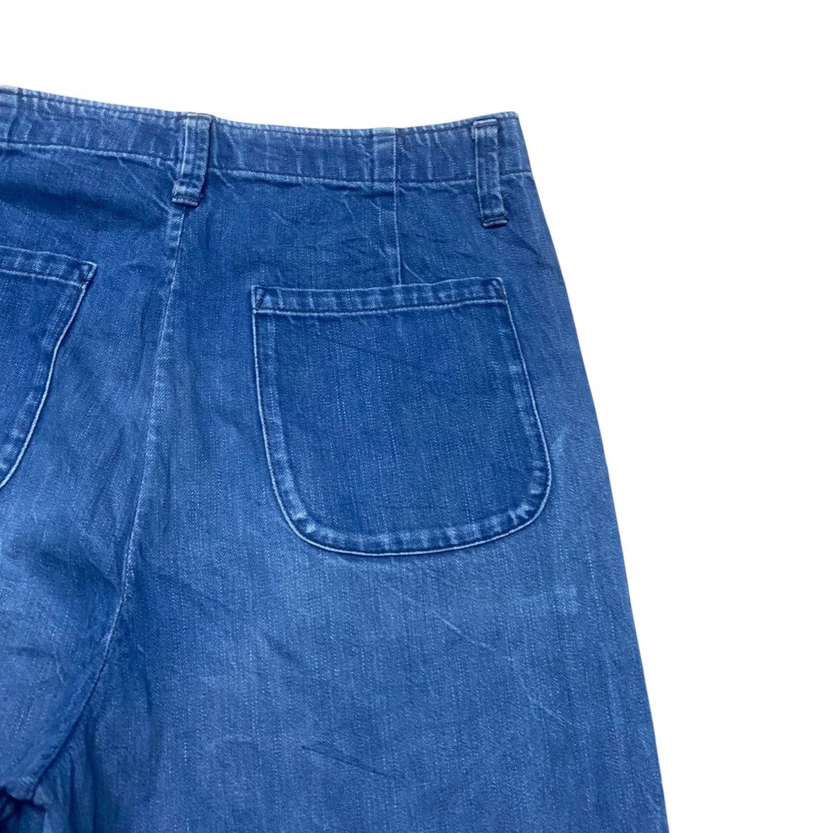 45rpm 45rpm Denim Wide Leg Fatigue Pants Size US 30 / EU 46 - 11 Thumbnail