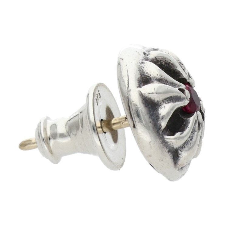Chrome Hearts Chrome Hearts Ruby Cross Ball Stud Earring Size ONE SIZE - 5 Thumbnail